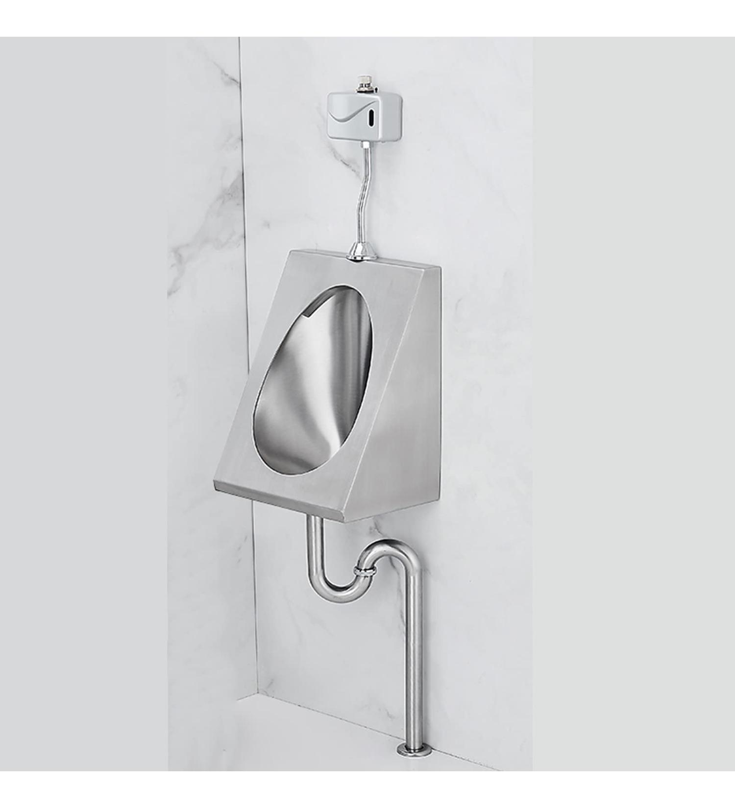 Inodoro moderno para ba o de Acero inoxidable 304 port til para Hombres inodoro p blico de inducci n con drenaje montado en la pared inodoro cuadrado montado en la pared alta eficiencia B6 - Buy Online on GoSupps.com