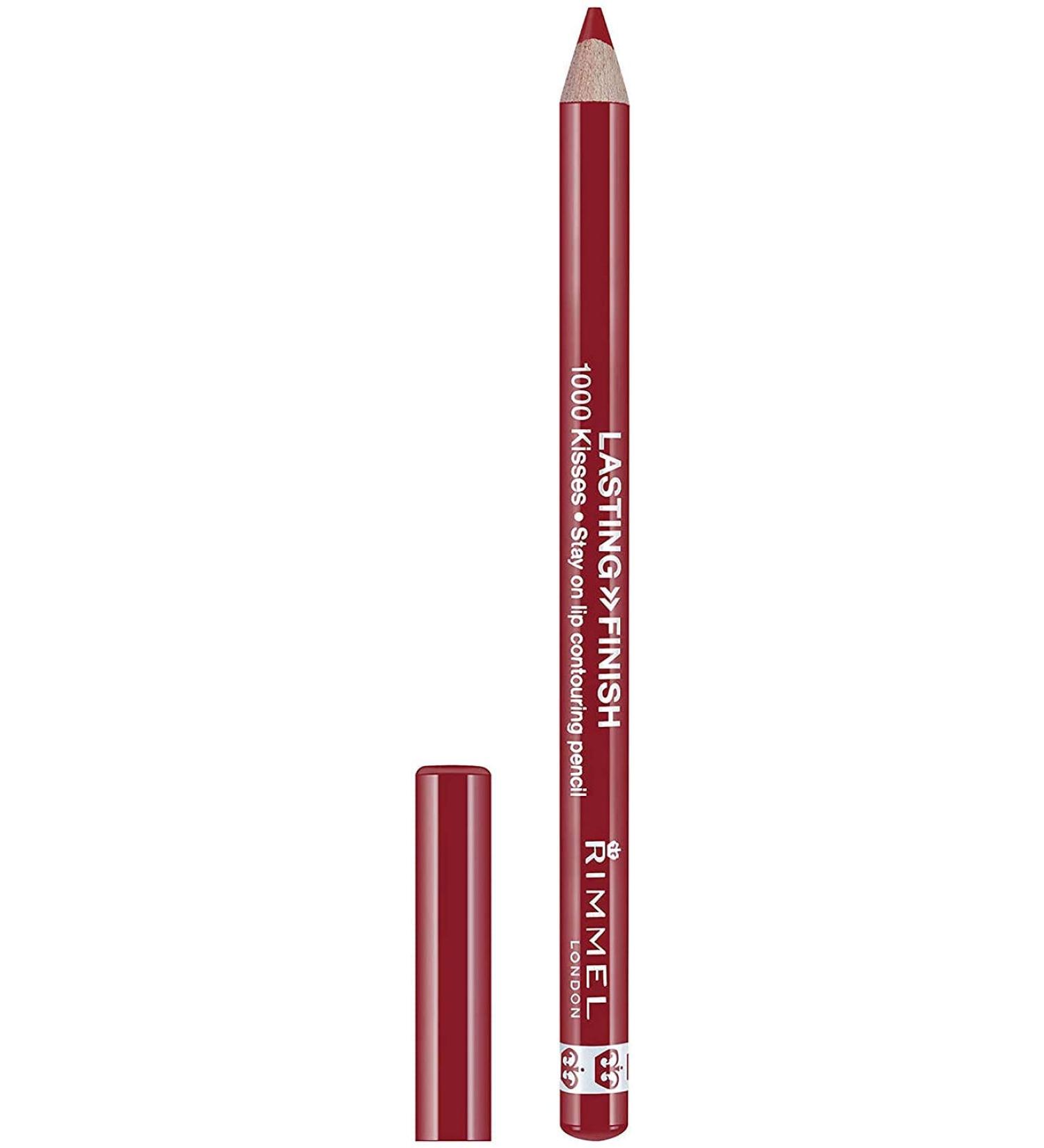 Rimmel London Lasting Finish 1000 Kisses Lip Contouring Pencil - Red Dynamite 021 | Long-Lasting Lip Color - Buy Online on GoSupps.com
