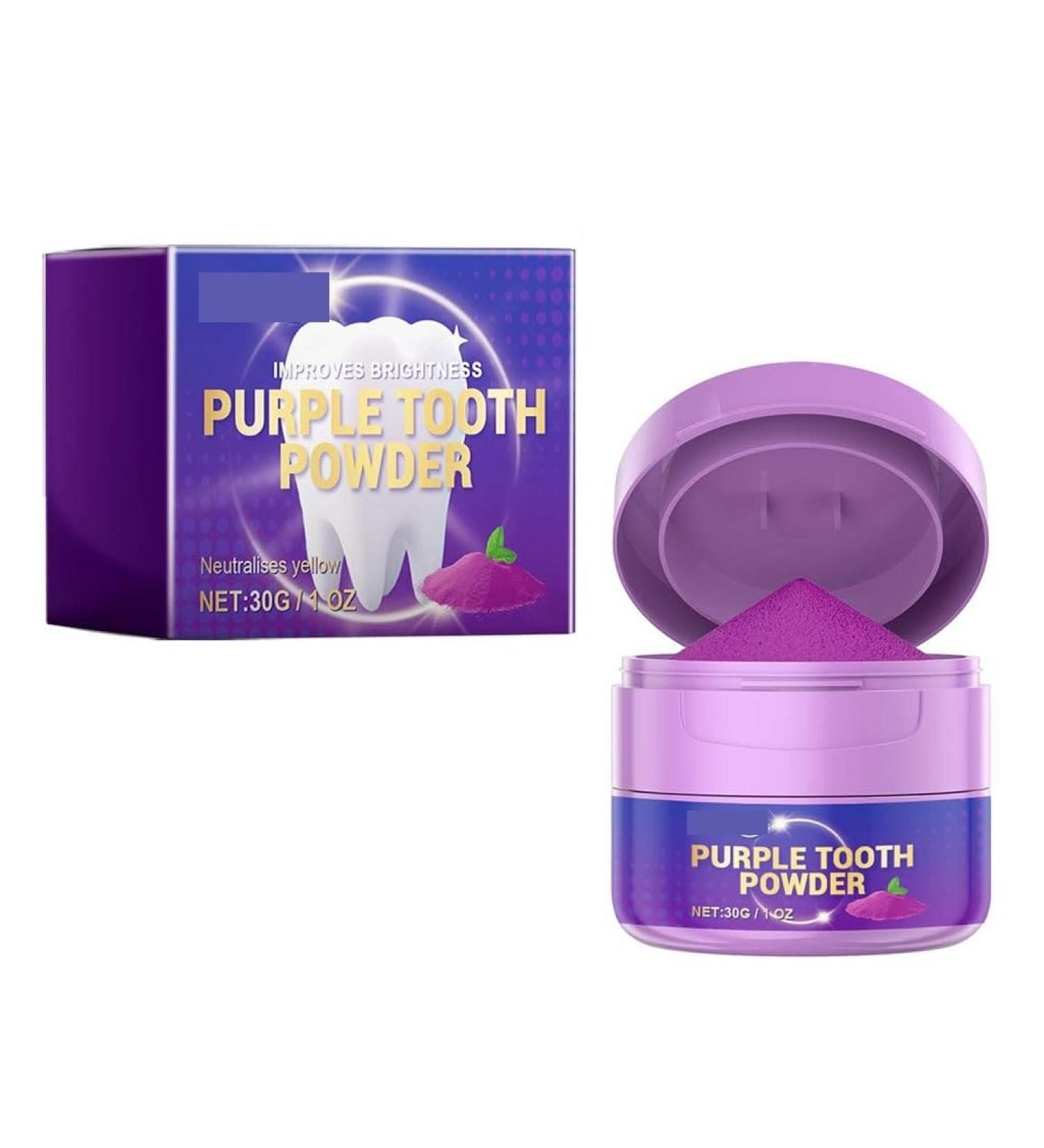 Bad Breath-Eliminating Tooth Powder Removes Plaque and Yellow Stains Restores Natural Whiteness and Provides Lasting Fresh Breath(2pcs) 1 Count (Pack of 1) - Buy Online on GoSupps.com