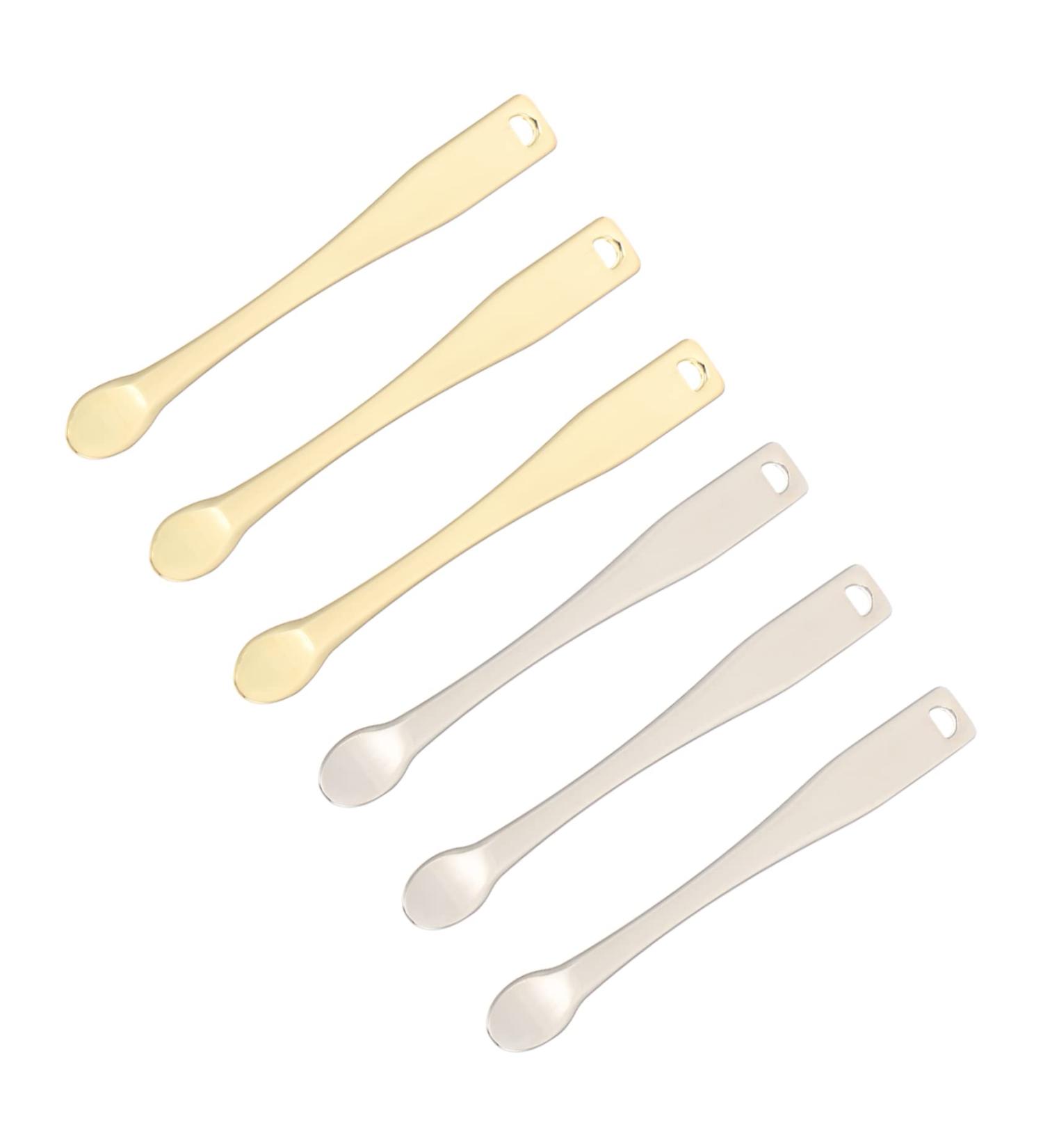  Beatifufu Set of 6 Rose-Shaped Cream Spoons for Face Masks - Buy Online on GoSupps.com