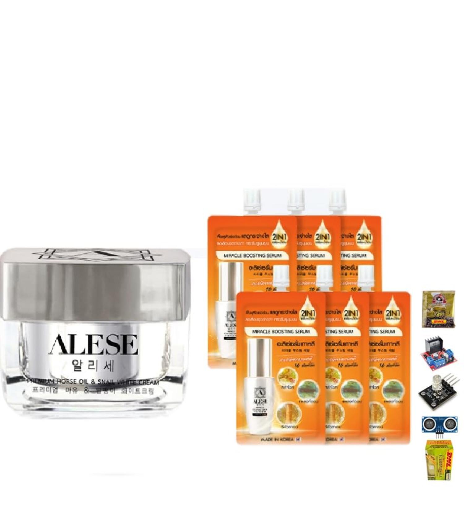 Nourish Moisture Smooth Skin Day & Night Cream - Alese Premium Horse Oil & Snail Filtrate 30ml | Beautygoodshop | Free Beauty Gifts - Buy Online on GoSupps.com