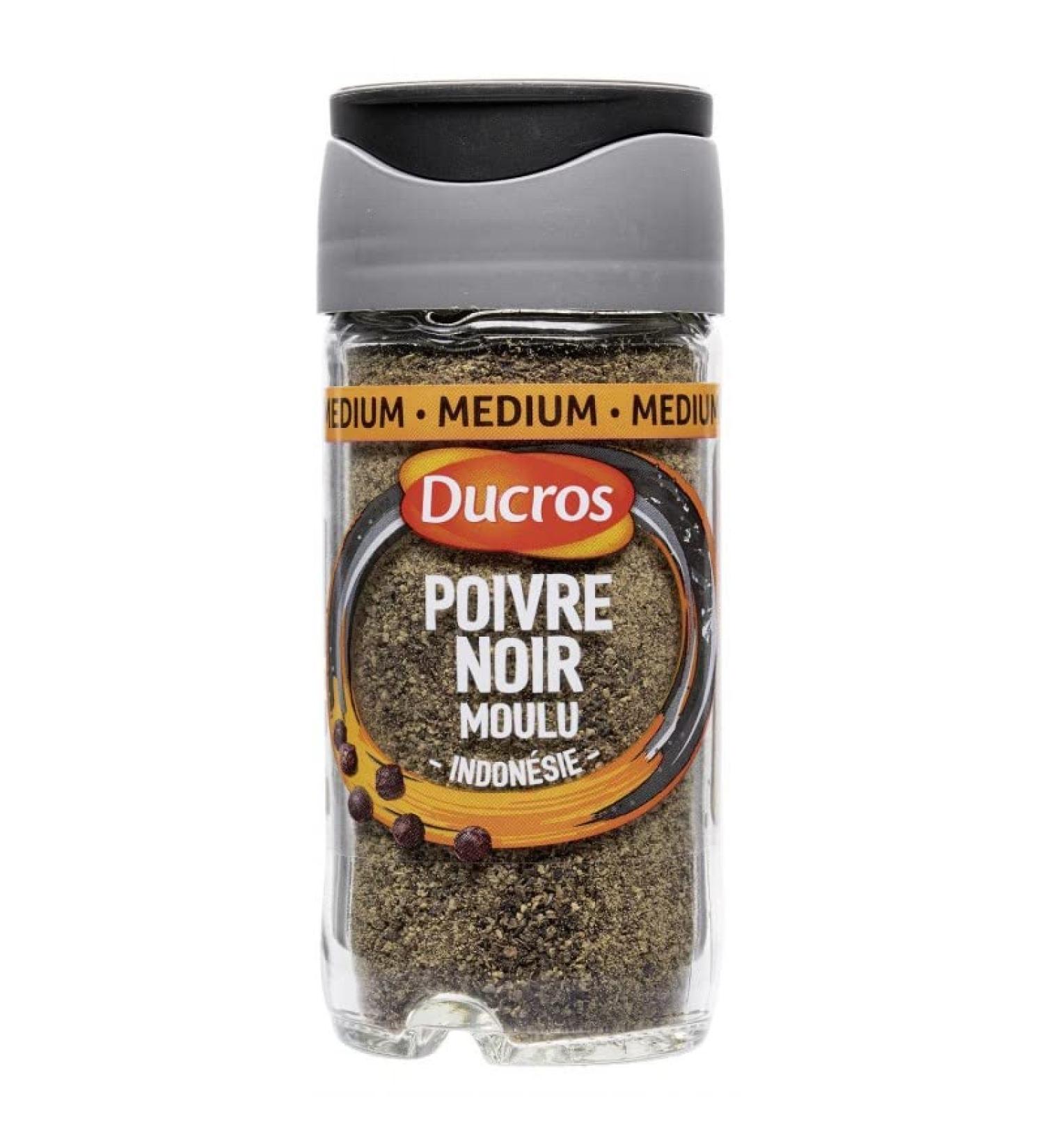 Ducros - Ground Black Pepper 38g - Pack of 4 - Sold as a Lot - Buy Online on GoSupps.com