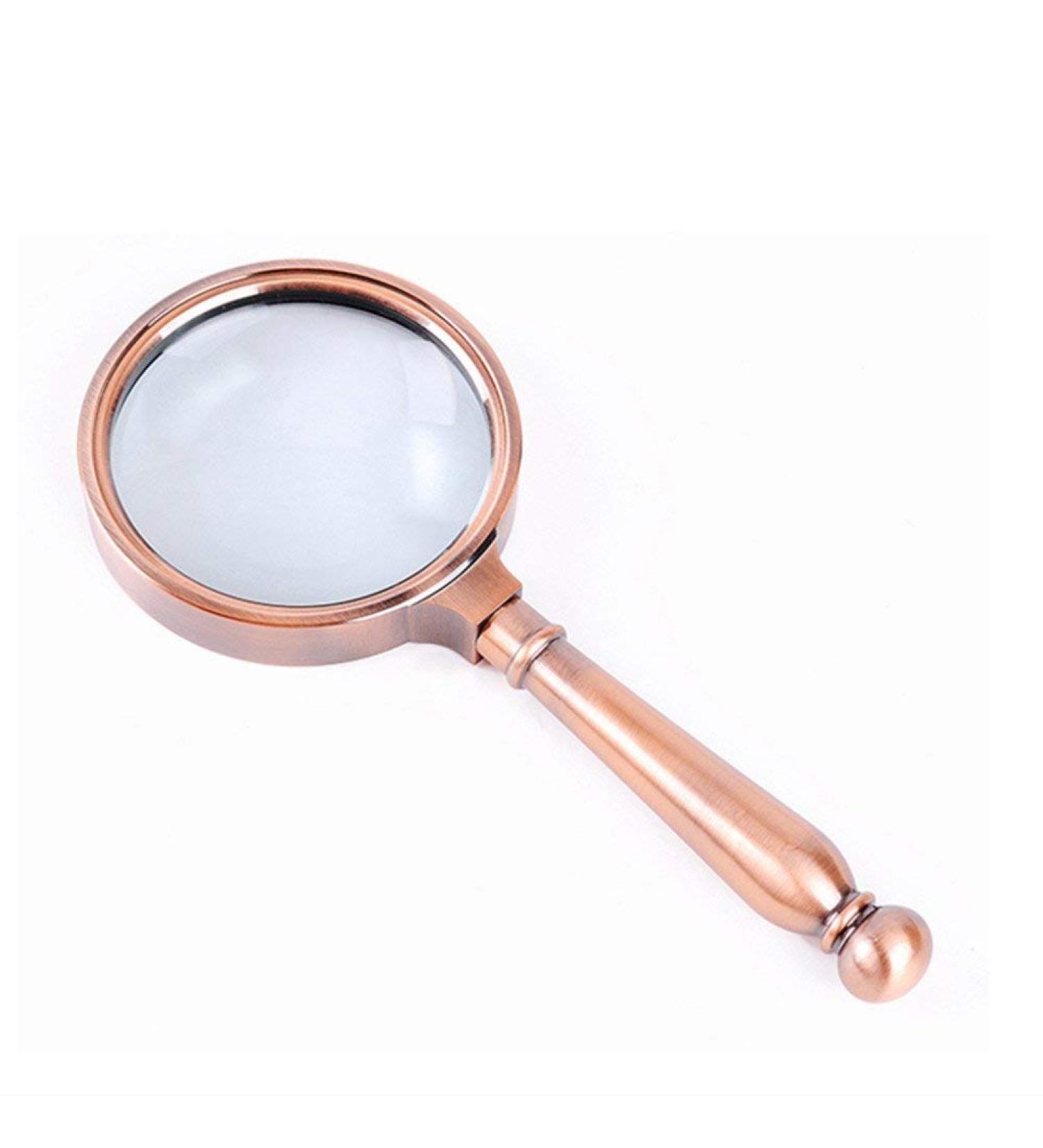 Magnifiers Handheld Convenient Double Lens Magnifier Compatible with Elderly Reading High-end Gift Gift Magnifier Reading Book Check Coins Insects Rocks Maps Seniors and Kids - Buy Online on GoSupps.com