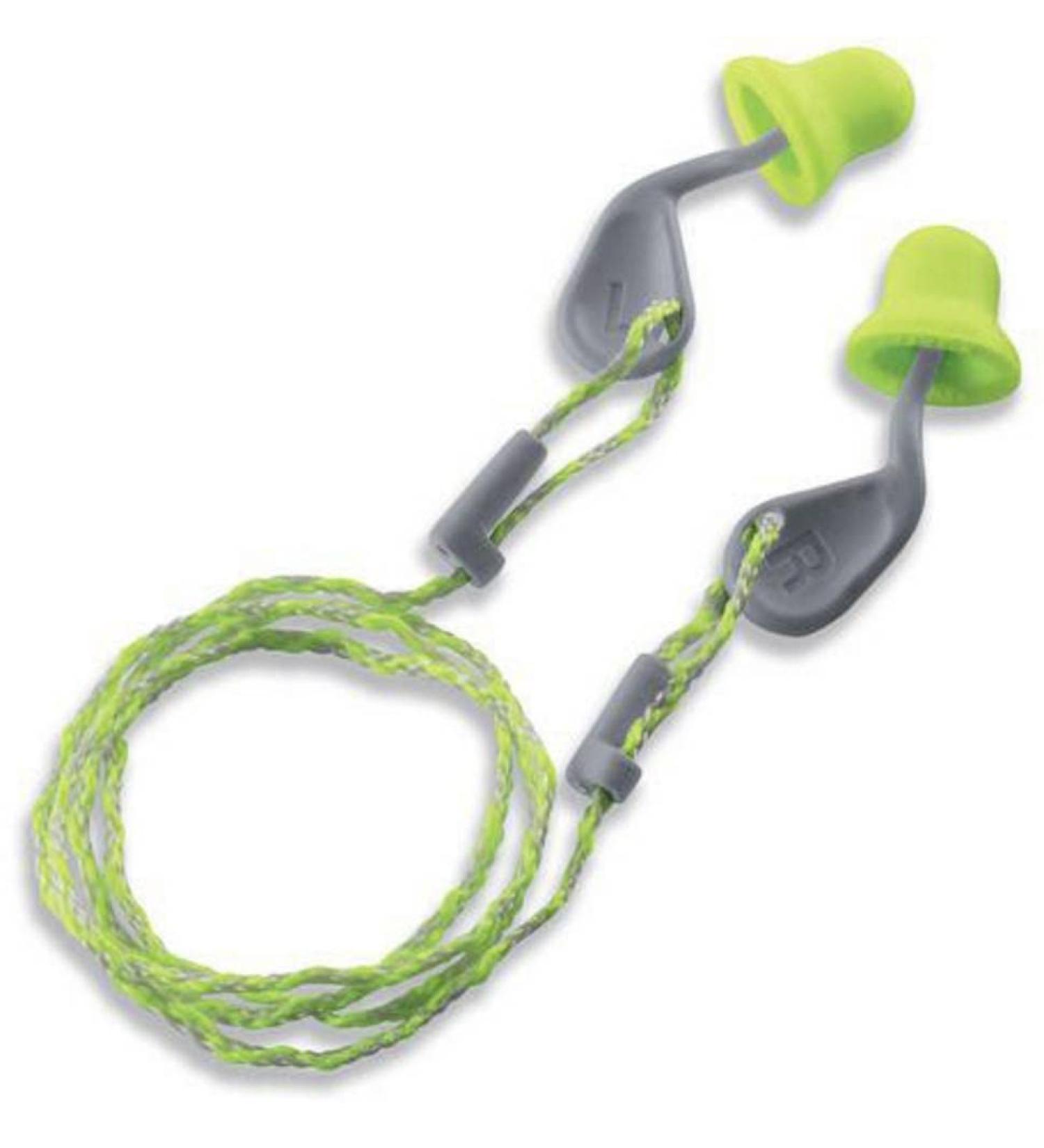 Uvex earplugs xact-fit with cord 50 pairs