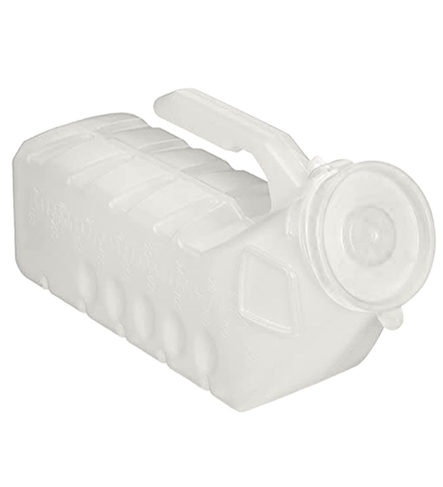BodyHealt Portable Urinal for Men - Deluxe Male Urinal with Spill-Proof Lid | 32oz/1000ml Capacity | Ideal for Elderly, Travel, Camping | Thick Plastic Urine Cup - Buy Online on GoSupps.com