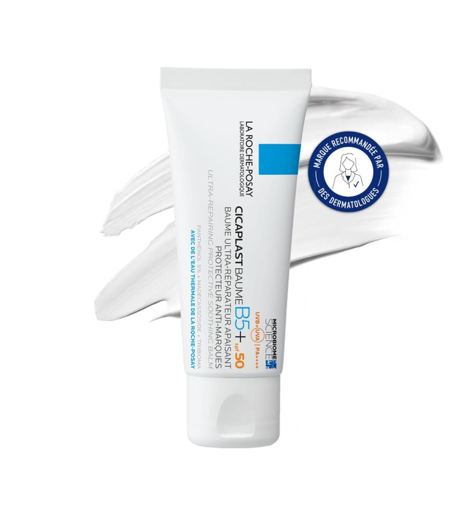 La Roche-Posay Cicaplast B5+ Ultra-Repairing Balm Soothes & Relieves Irritated Skin SPF50+ Enriched with Vitamin B5 & Shea Butter For All Skin Types 40 ml - Buy Online on GoSupps.com