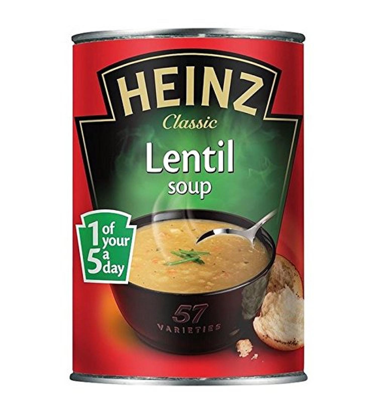 HEINZ Heinz Classic Lens Soup 400g (Pack of 4)