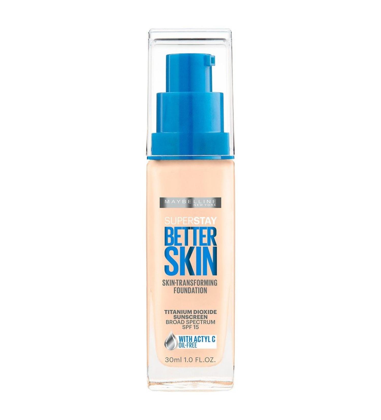 Maybelline New York Super Stay Better Skin Foundation Ivory 1 fl. oz - Buy Online on GoSupps.com