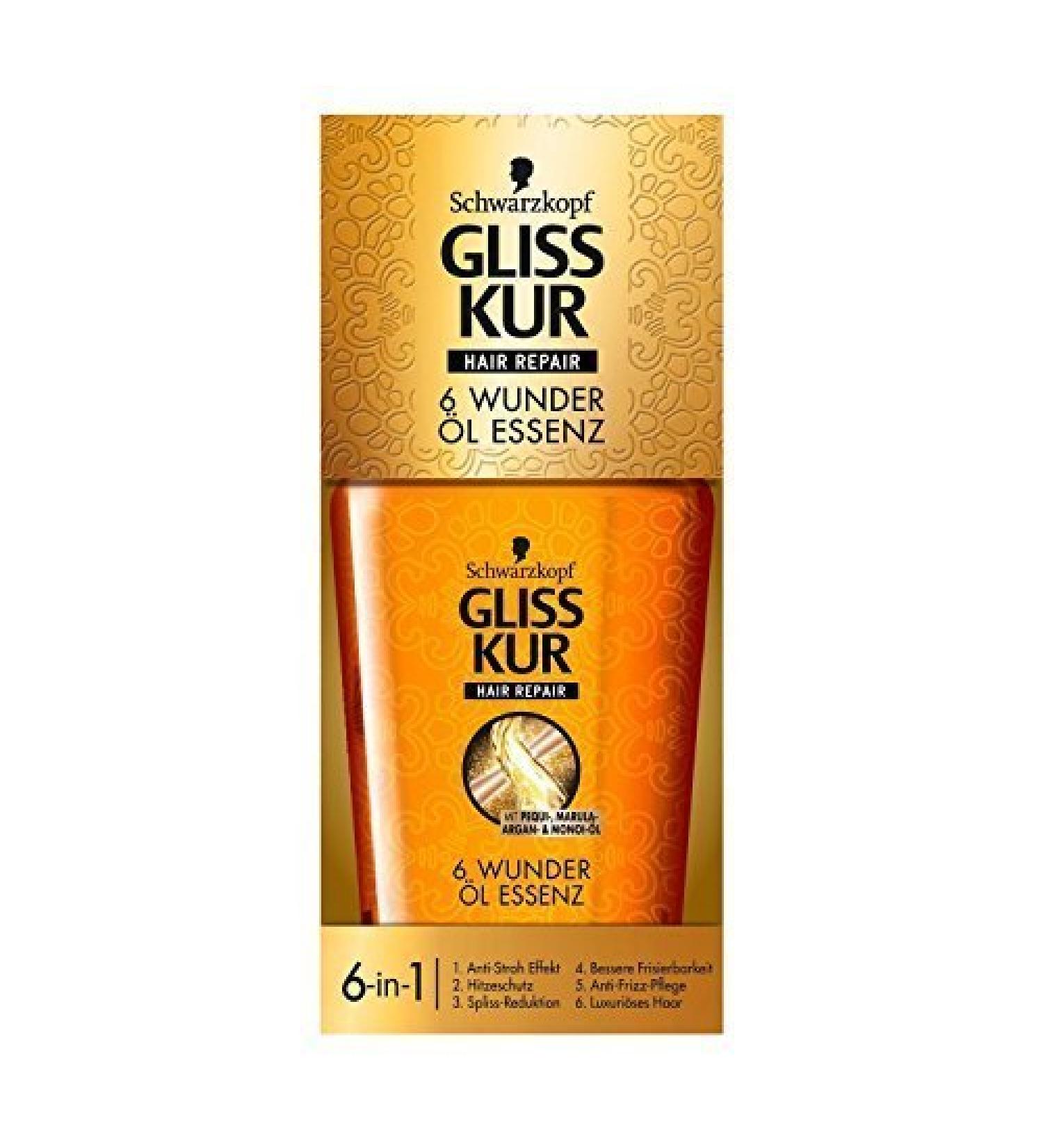 Gliss Kur Gliss Kur 6 Miracles Oil Essence 2.54 fl oz by Gliss Kur by Gliss Kur