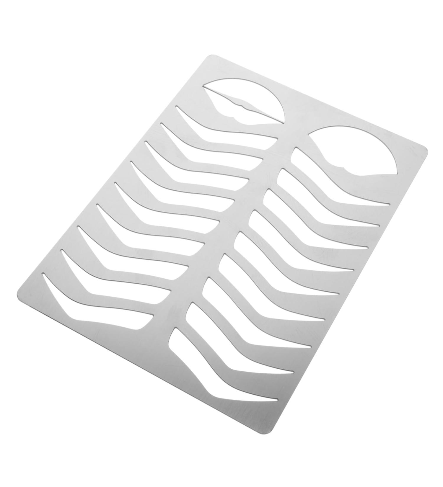 FOMIYES Eyebrow Template Mold Eyebrow Ruler Stencils Eyebrow Stencil Lip Stencil Eyebrow Trimming Lip Makeup - Buy Online on GoSupps.com