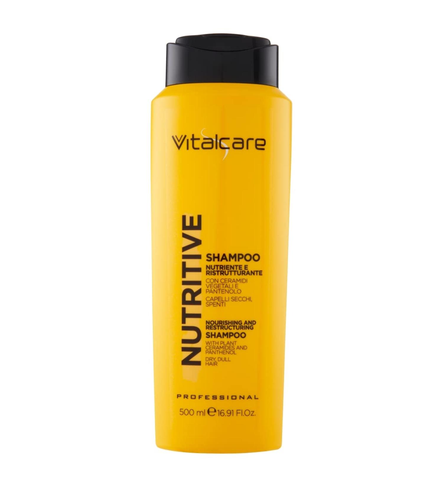  Vitalcare Vitalcare | Nutritive - Nourishing and Restructuring Shampoo Shampoo for Dry and Dull Hair with Plant Ceramides and Panthenol 500 ml 1 - Buy Online on GoSupps.com