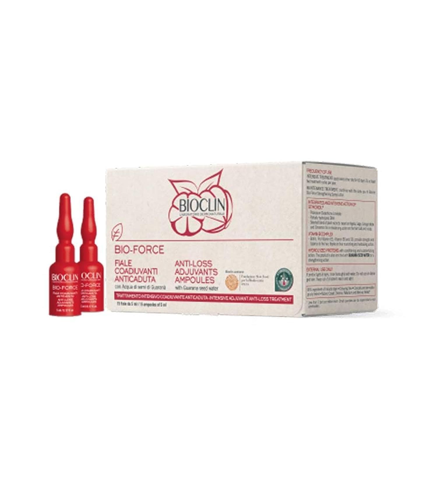 BIOCLIN BioClin Bio Force Anti-Loss Vials for Weakened Hair 15 x 5 ml