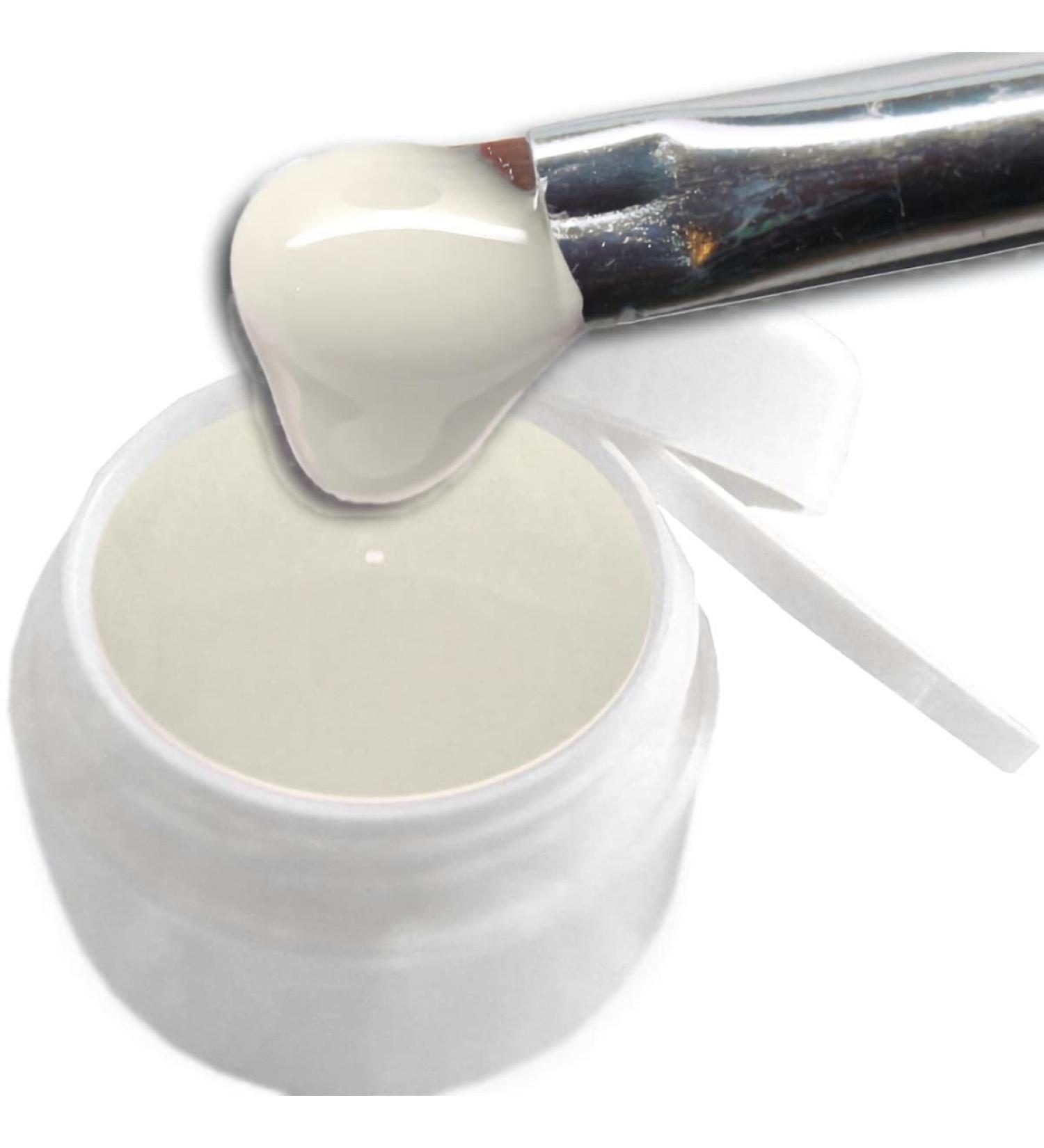 N+M French UV Gel Soft White Medium Viscosity for Baby Boomer Nails | 30ml Size Choice - International Shipping Available - Buy Online on GoSupps.com