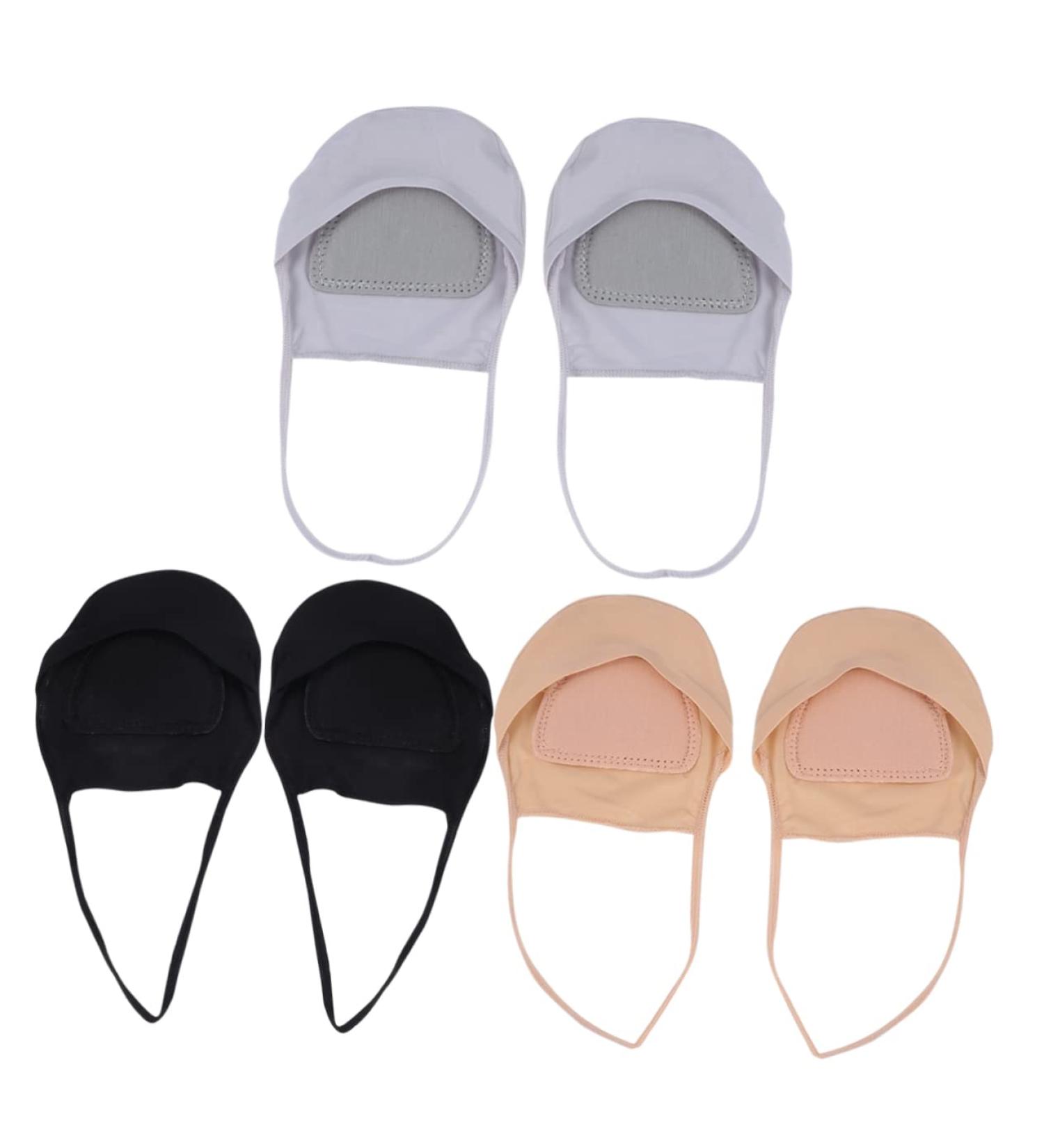 Shop 3 Pairs Invisible Garter Pads & Forefoot Short Socks - Ultimate Comfort & Style for Every Occasion - Buy Online on GoSupps.com