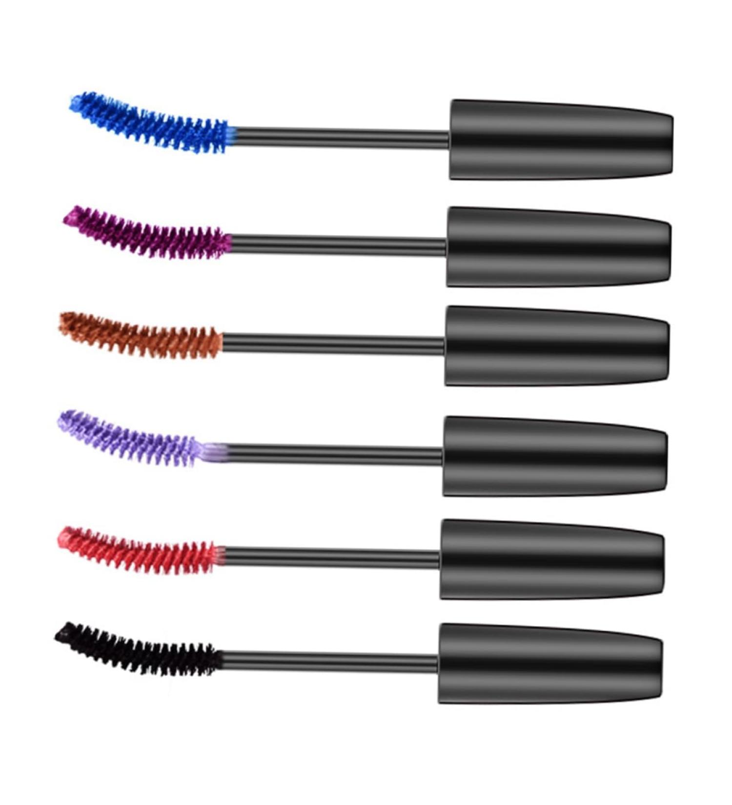 PLAFOPE 6pcs Colored Mascara Makeup Mascara Lady Mascara Cream Eyelash Mascara Women Mascara Makeup Tool Abs - Buy Online on GoSupps.com