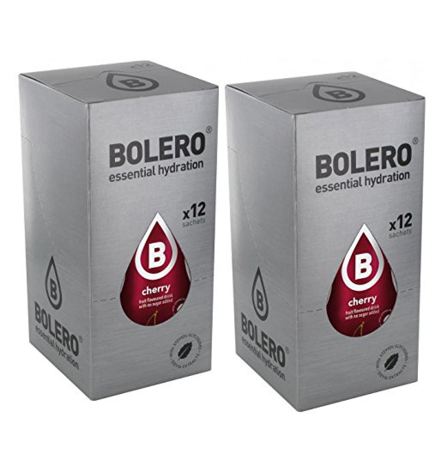 Bolero Drinks Cherry 24 x 9g - Refreshing Cherry Flavor Hydration Drink Mix (Pack of 24) - Buy Online on GoSupps.com