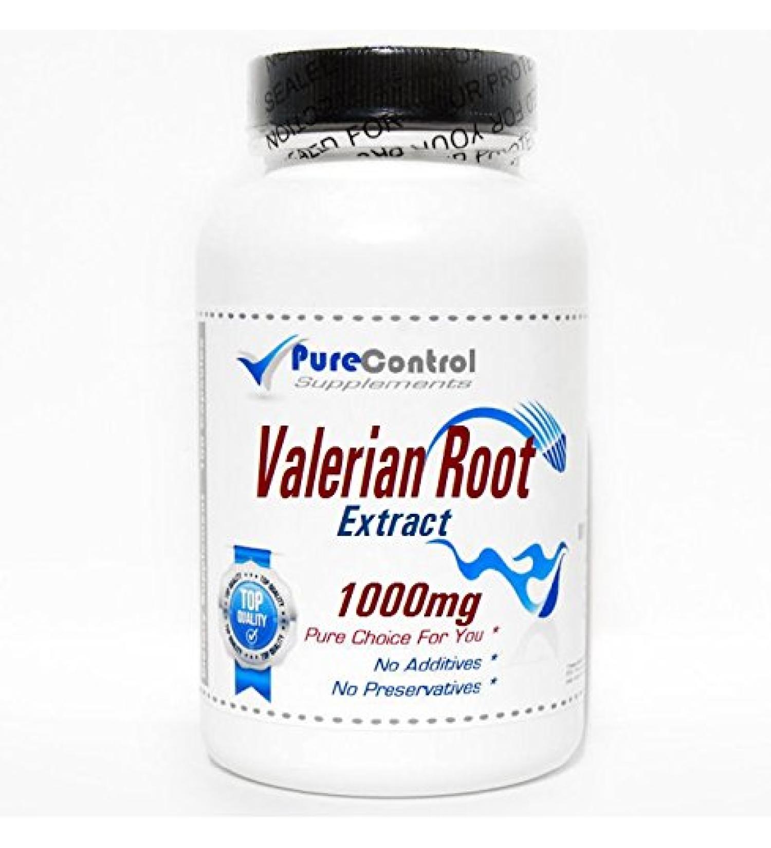 Valerian Root Extract 1000mg // 200 Capsules // Pure // by PureControl Supplements