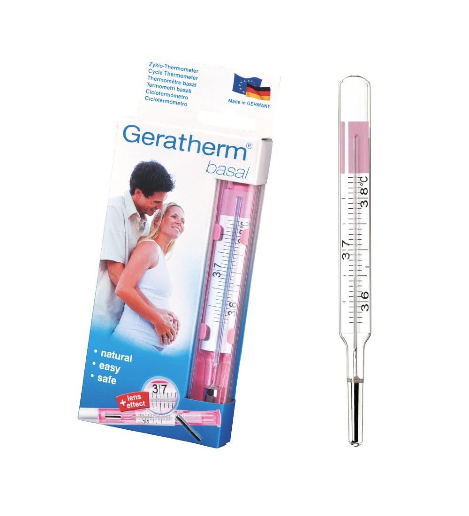 Geratherm Basal Thermometer - Accurate Cycle Control & Child-Friendly - Made in Germany - Buy Online on GoSupps.com
