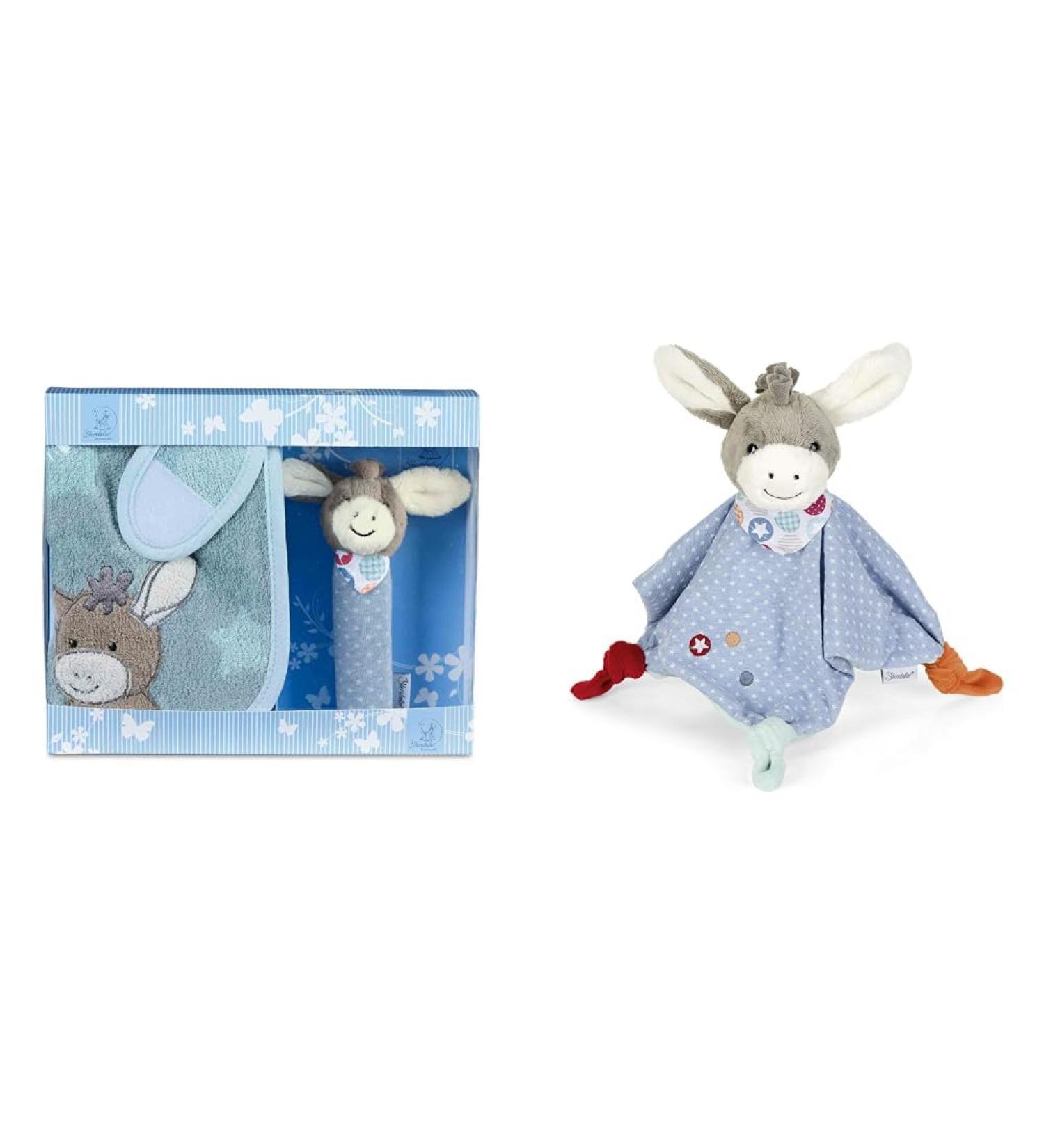 Buy Sterntaler Emmi Gift Set - Velcro & Gripping Figure for Infants | Light Blue/Multicolored | Perfect for Ages 0 Months+ | Free International Shipping - Buy Online on GoSupps.com