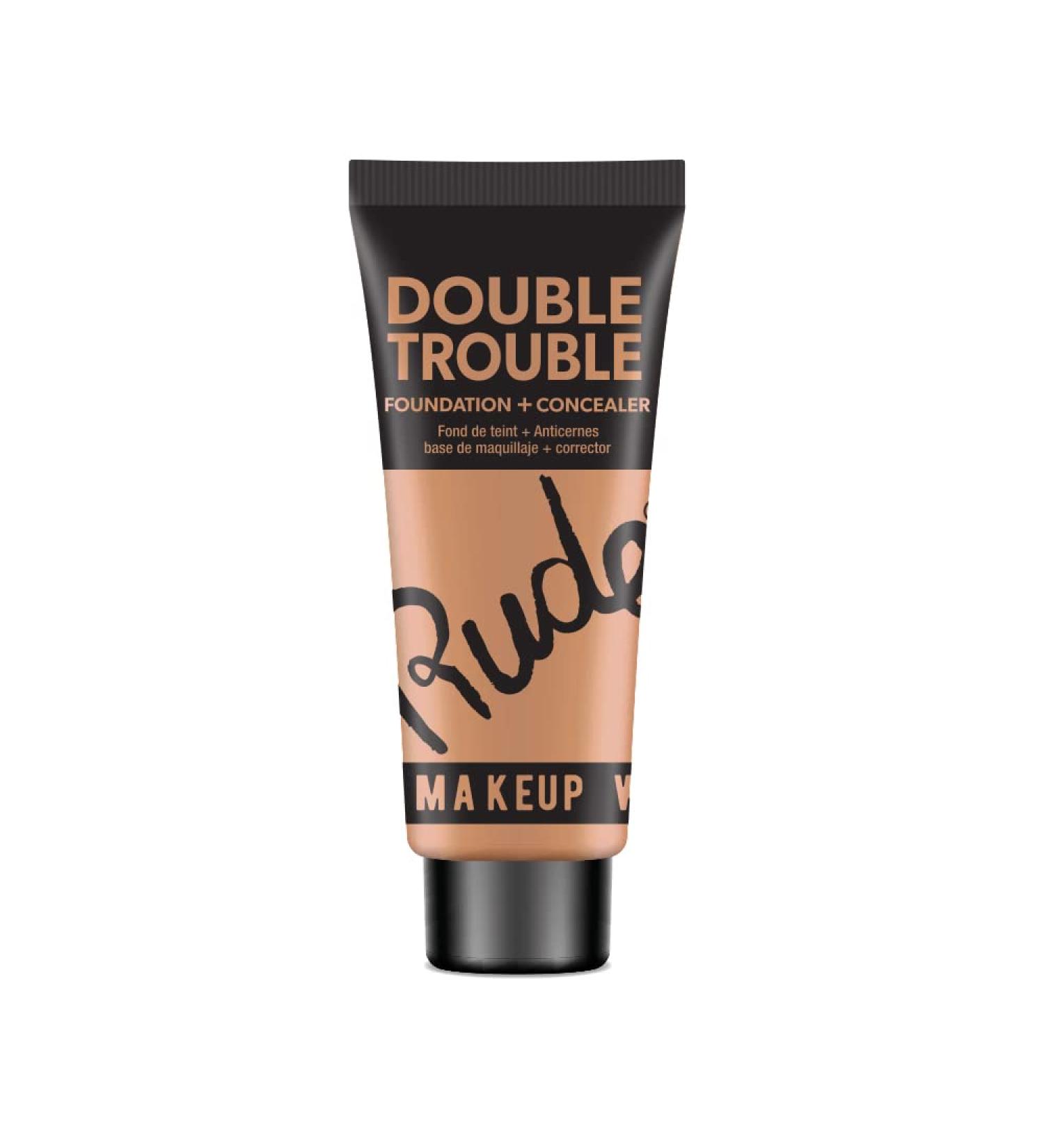RUDE Double Trouble Foundation + Concealer - Buy Online on GoSupps.com