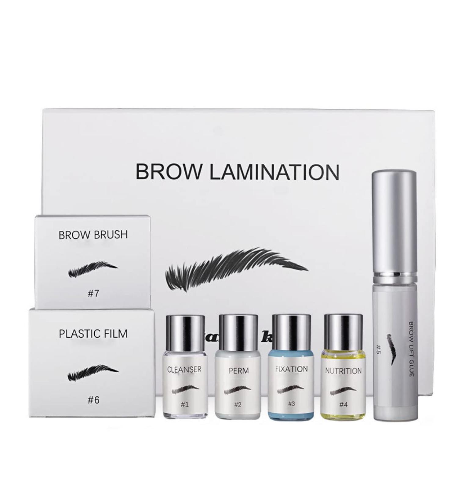 Eye Brow Tint Kits Beauty Brows Kit for 45-60 Days 3D Eyebrow Lamination Kit Professional Natural Trendy Long Lasting Perming Eyebrow Kit for Home Use - Buy Online on GoSupps.com