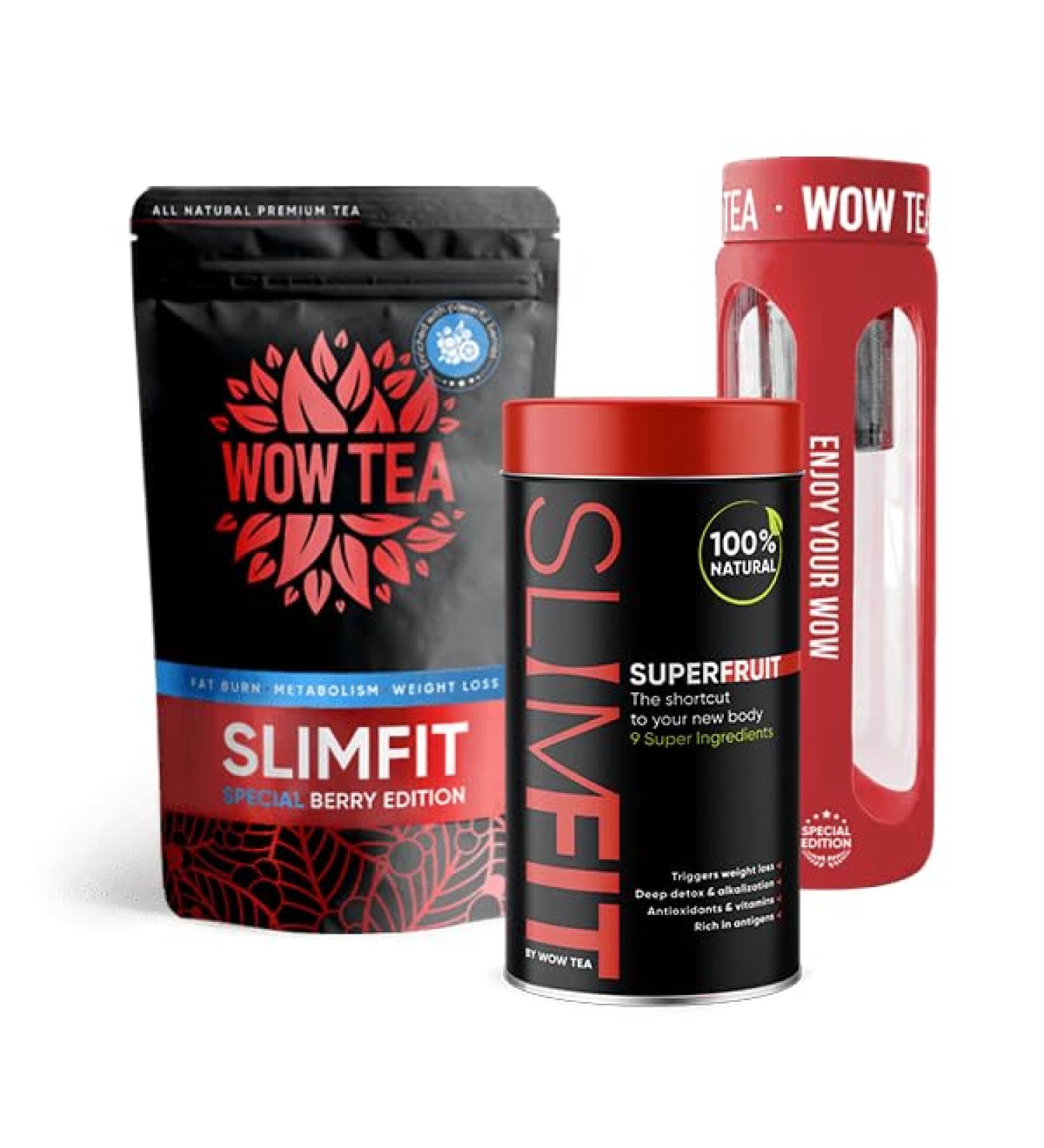 WOW TEA: Double Berry Slim Pack - Buy Online on GoSupps.com