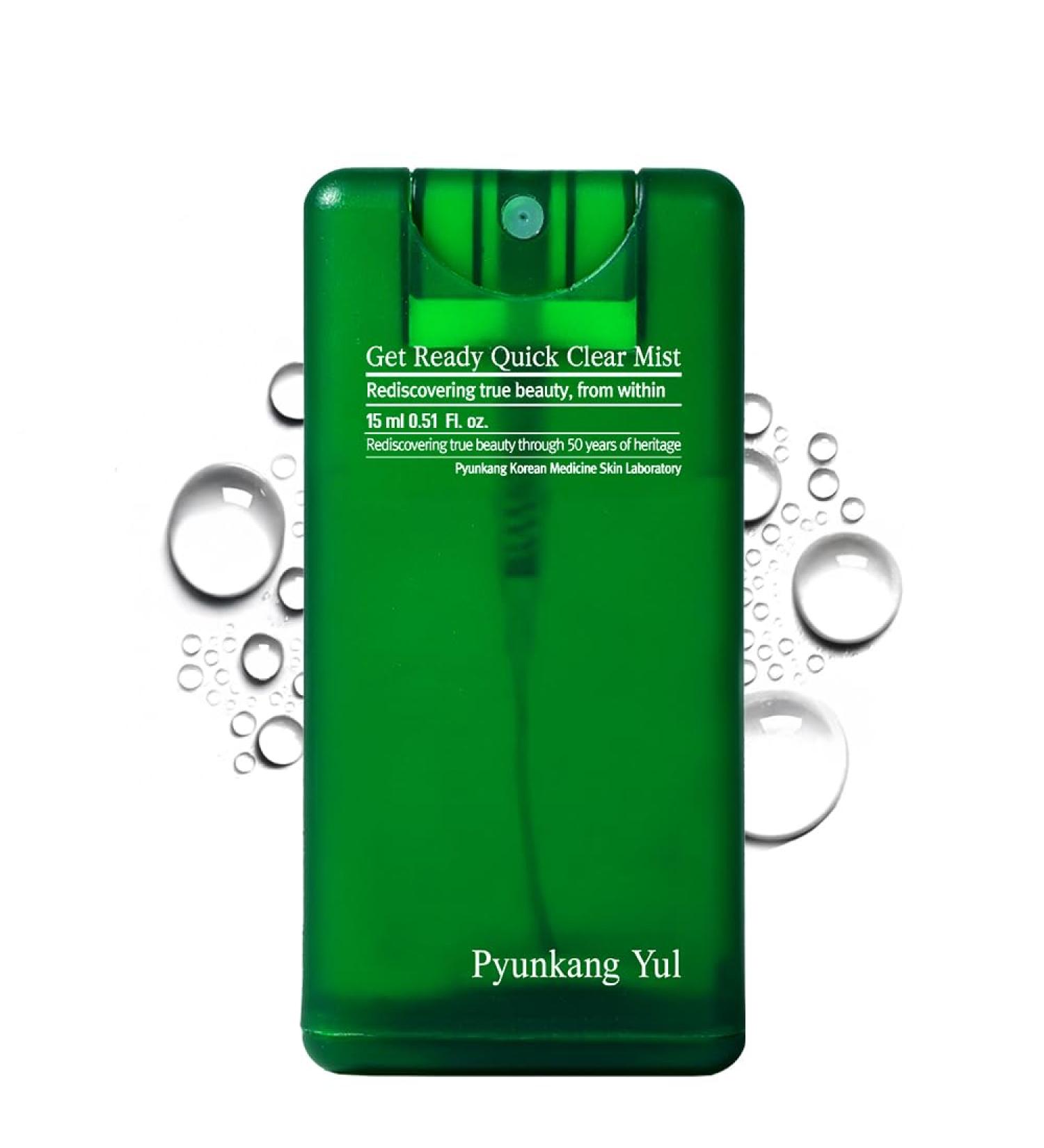 Pyunkang Yul PKY Ultimate Get Ready Quick Clear Mist for Sensitive Skin Intensely Calms & Soothes Redness with Cica & Tea Tree Compact size Korean Skincare (0.51 Fl. oz 15ml) - Buy Online on GoSupps.com