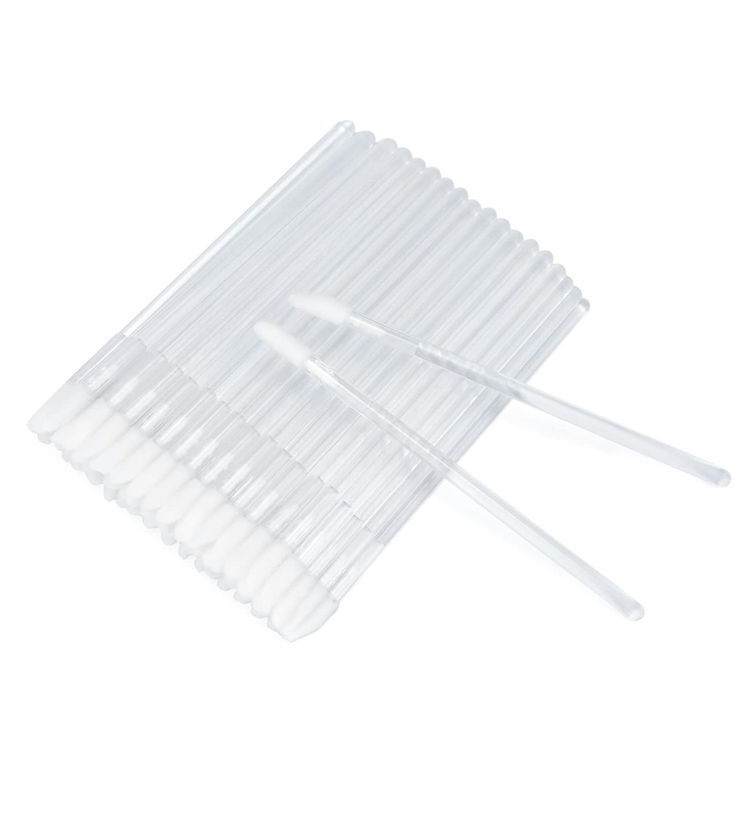 G2PLUS 100 PCS Disposable Lip Brushes - Clear Lipstick Applicator Wands for Makeup - 100 Count Pack - Transparent Disposable Lip Wands - Buy Online on GoSupps.com