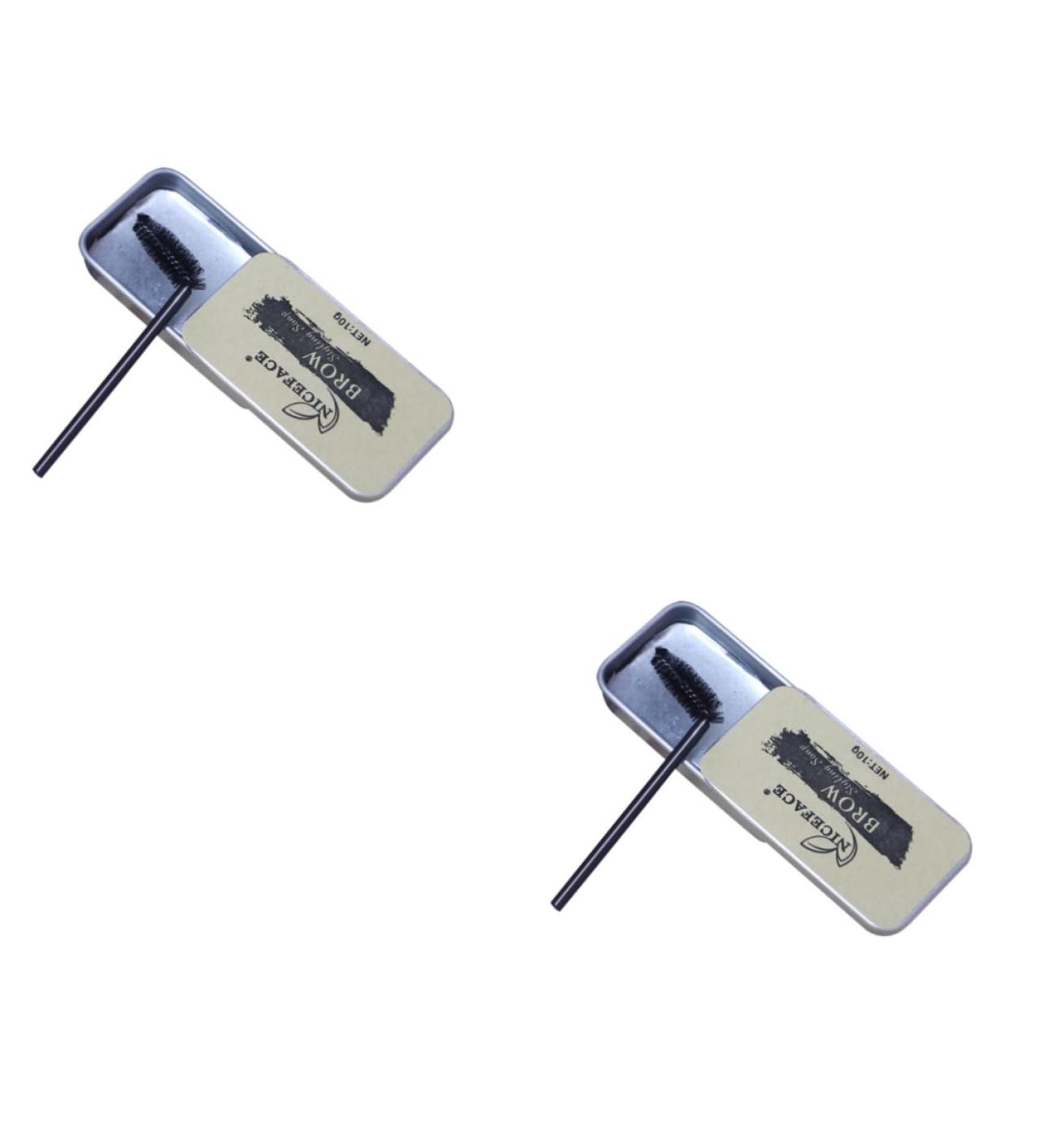 Healvian 2 Sets Eyebrow Soap Lamination Kit Makeup Kit Gel Clear Brow Shaping Soap Wax Soap Brows Gel Texture - Buy Online on GoSupps.com