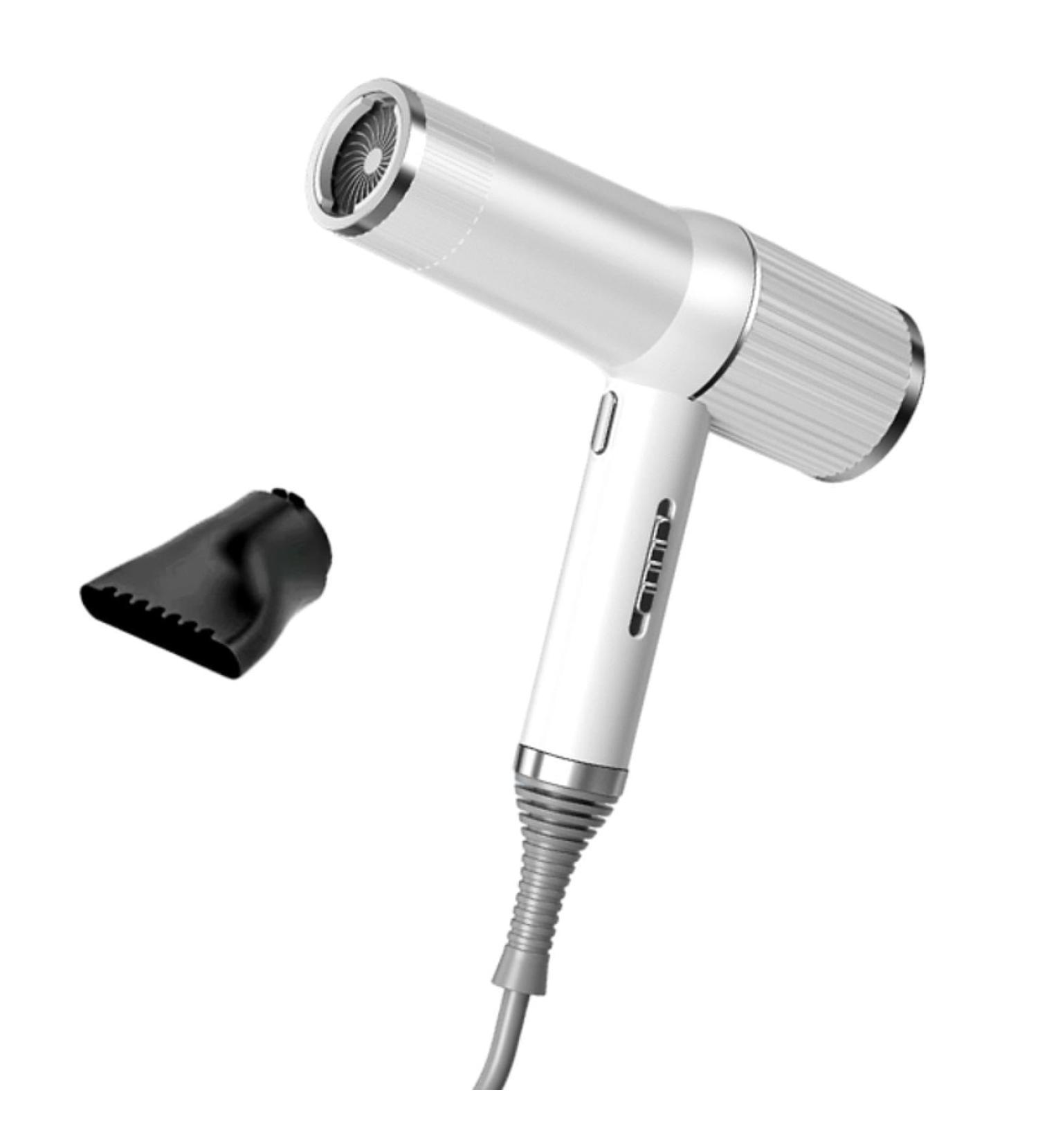 harayaa High Speed Hair Dryer Hair Styling Tool with Nozzle Hair Tool for Hotel Women Curly Hair Dorm White 1 Nozzle - Buy Online on GoSupps.com