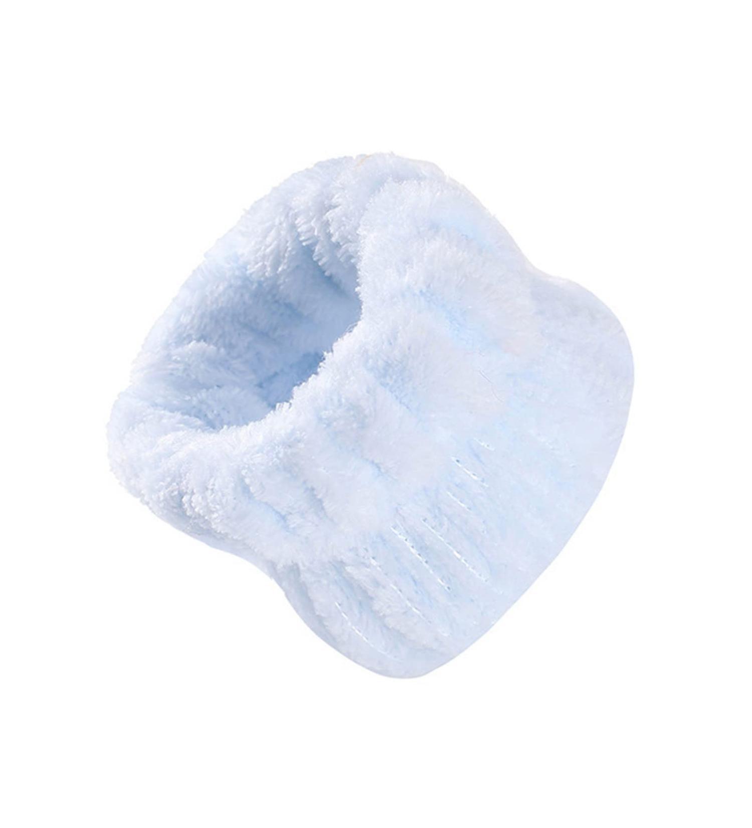 amangul 1Piece Wash Towel Wrist Wristbands Terry Scrunchies Plush Makeup Supply Terry Wristband Absorbent Wash Towel(Light Blue) - Buy Online on GoSupps.com