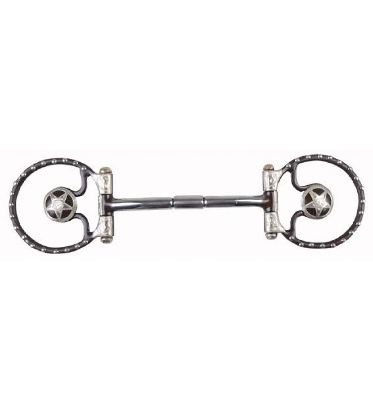 HKM 4000315455249 Show Snaffle Bit -Billy Allen-145 mm silver width 14.5 cm