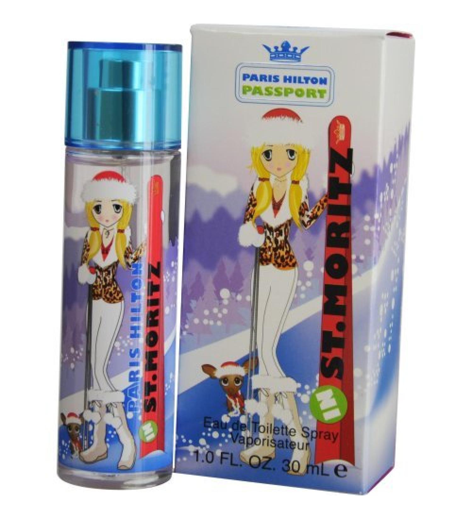Paris Hilton Passport St. Moritz Eau De Toilette Spray for Women 1 Ounce (Pack of 2)