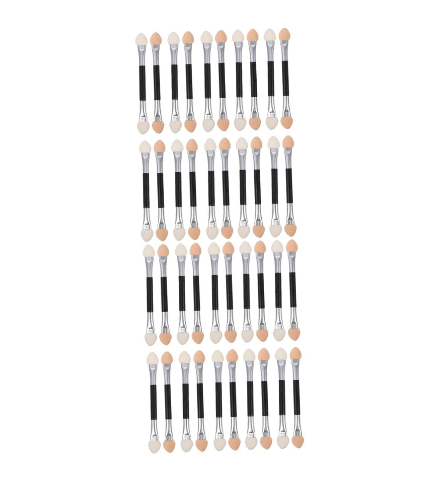 Hemoton 40 Pcs Latex Eye Shadow Stick Eyeshadow Brush Double-ended Eye Shadow Brush Double-ended Eyeshadow Eye Shadow Applicator Cosmetic Makeup Applicator 7.5cmx2pcs Assorted Colorx2pcs - Buy Online on GoSupps.com