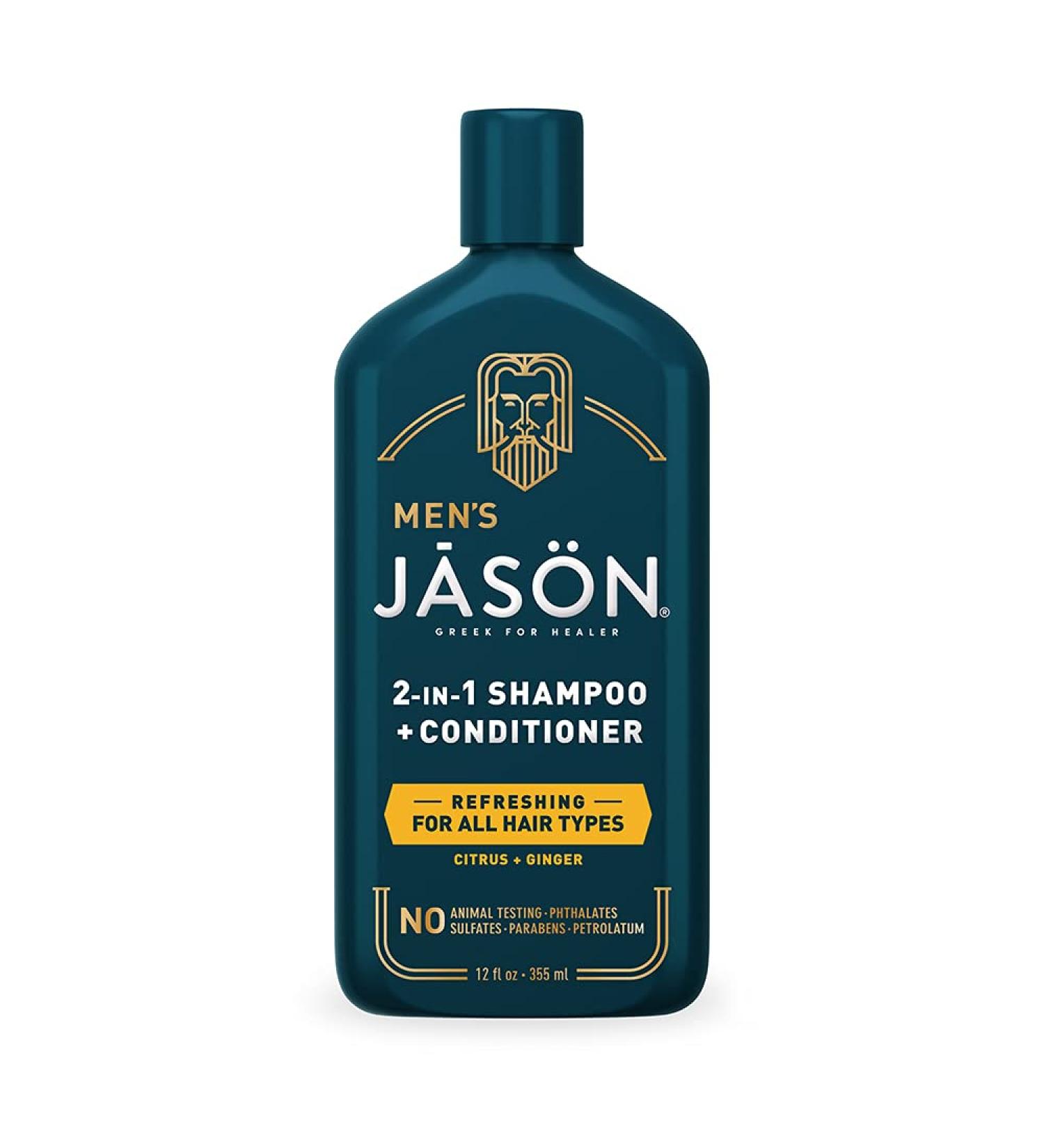 J S N Men s Refreshing 2-in-1 Shampoo and Conditioner 355 ml - Buy Online on GoSupps.com