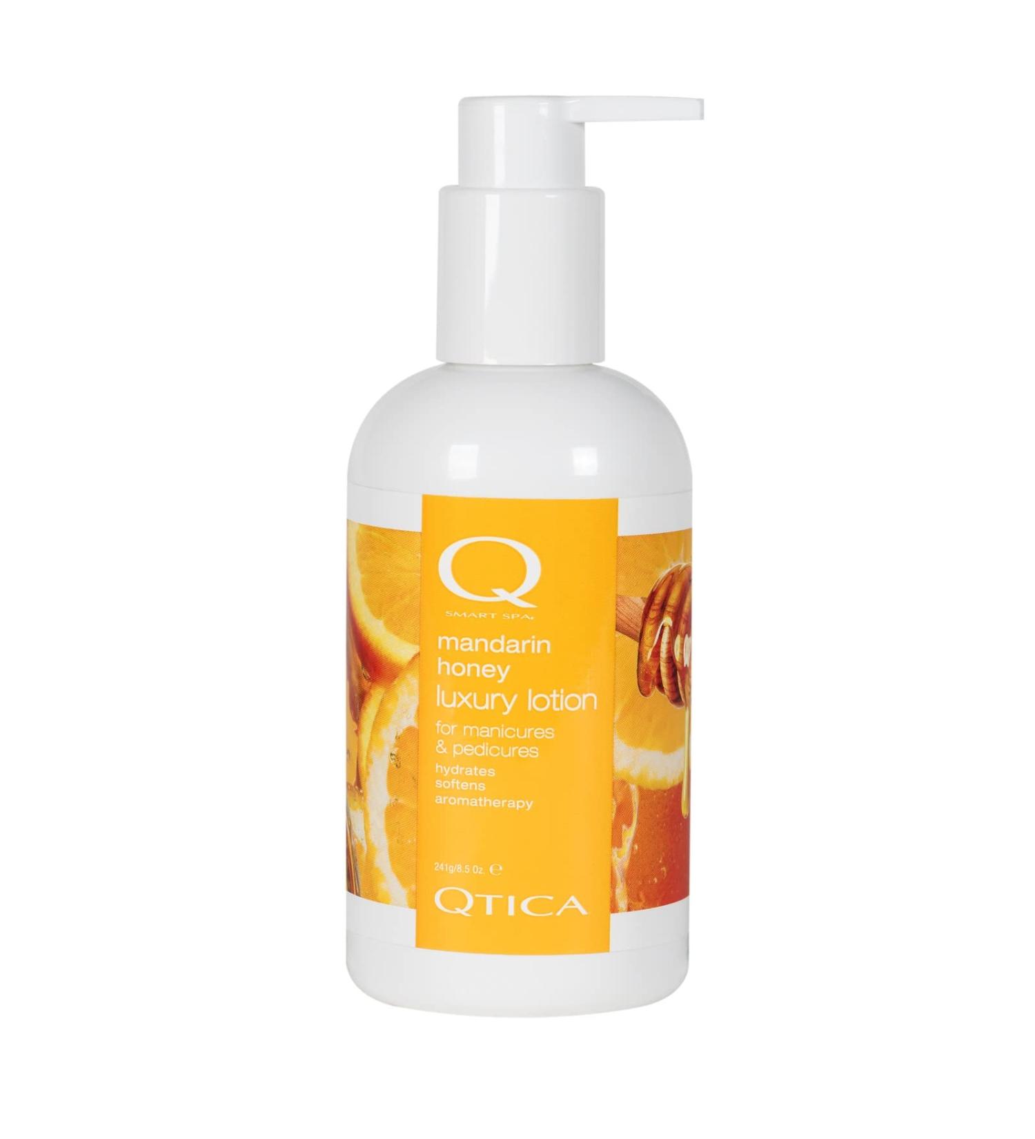 QTICA Luxury Lotion Smart Spa (Mandarin Honey 8.5oz) Mandarin Honey 8.5 Ounce