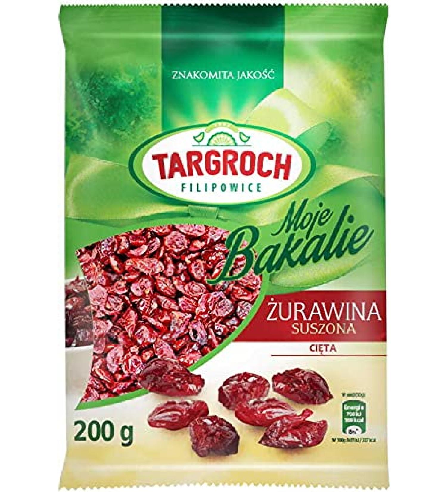 Dried cranberries 200g Targroch