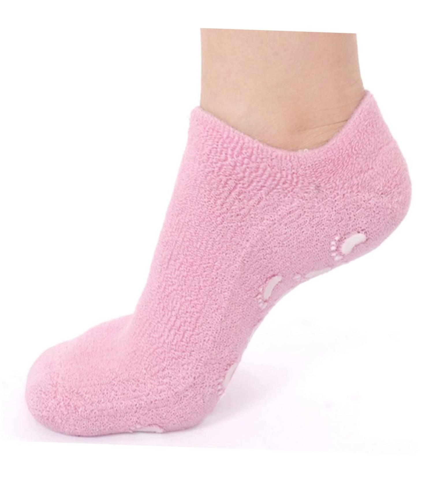 FRCOLOR 2 Pairs Women Socks Pain Socks Moisture Stocking Dry Features Socks for Women Ladies Booties Womens Socks Skin Repair Silicone Hydrating Socks spa Socks moisturizing Miss sap - Buy Online on GoSupps.com