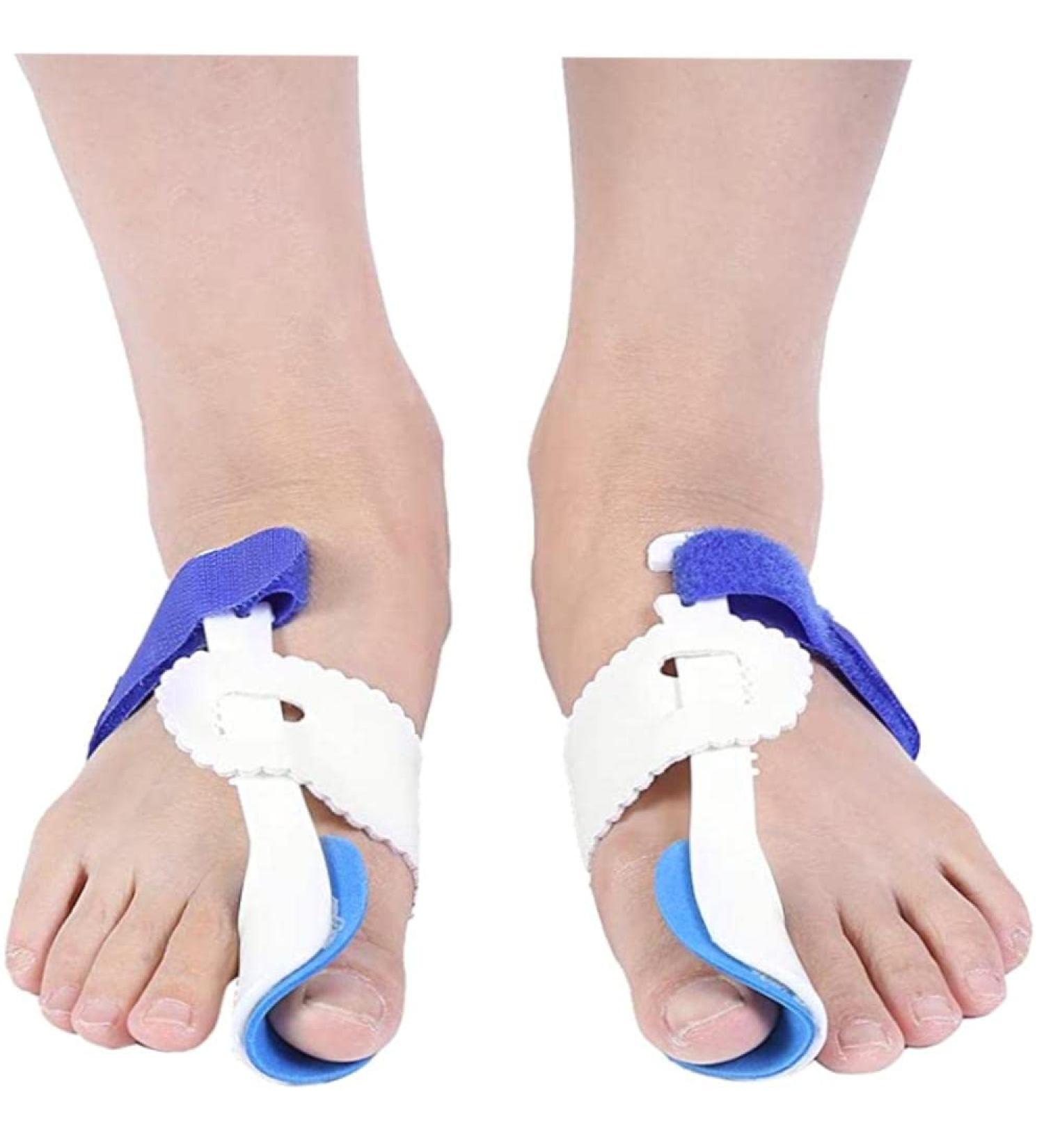 Alleviate Foot Pain with Hallux Valgus Corrector - Toe Straightener Bunion Corrector for Men and Women - Orthopedic Toe Brace with Separators & Spacers - Buy Online on GoSupps.com