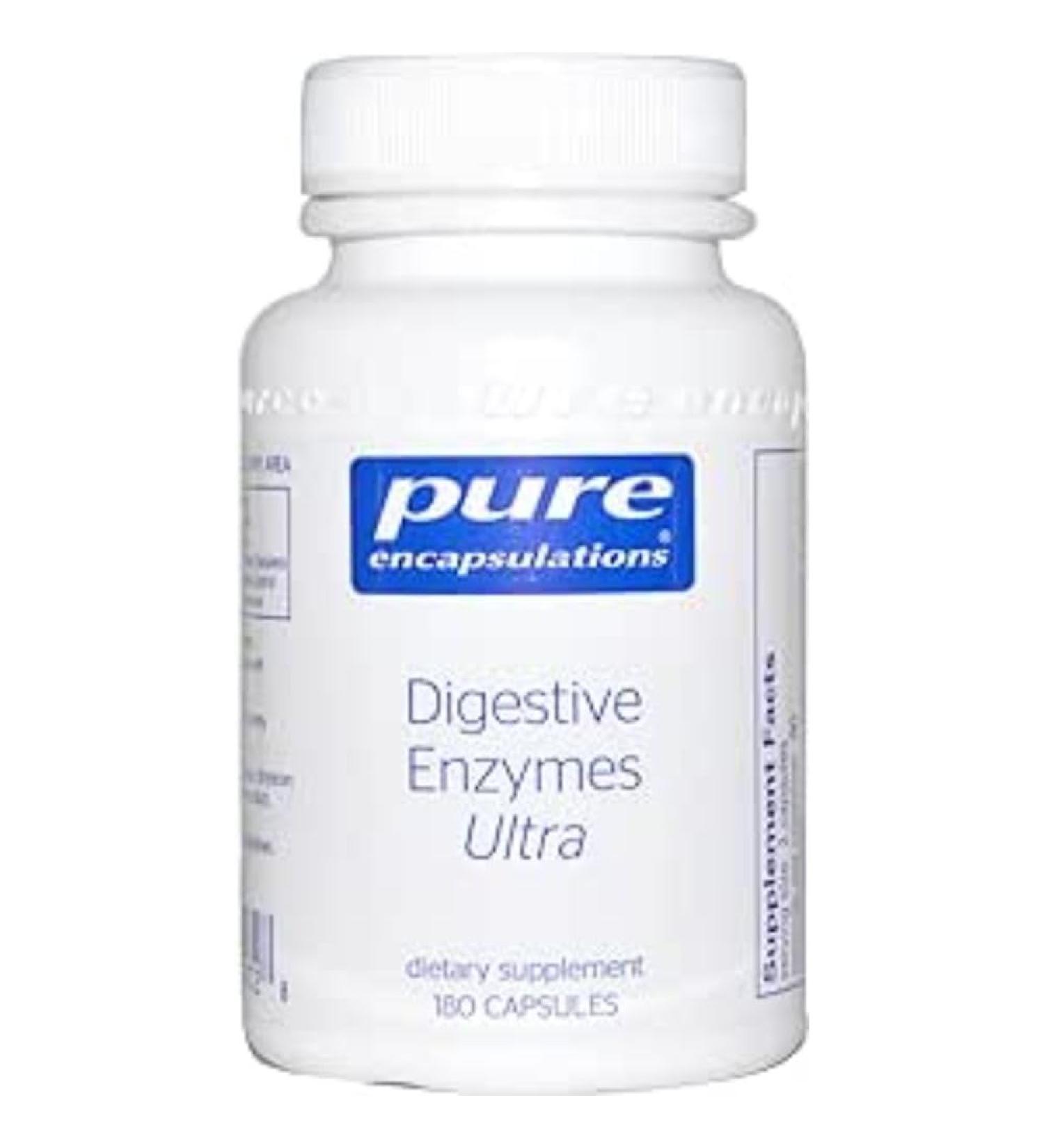 Pure Encapsulations Digestive Enzymes Ultra 180 caps - Advanced Formula for Digestive Support - Buy Online on GoSupps.com