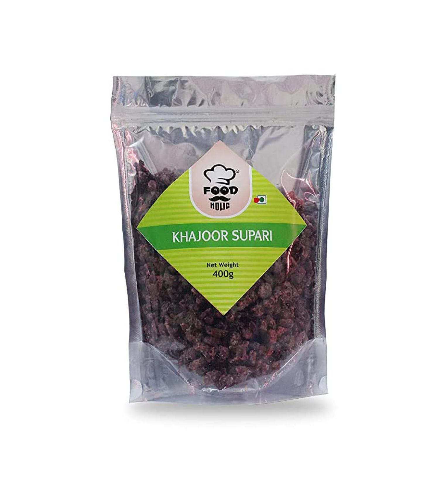 Foodholic Gulab Khajur Mouth Freshener (Dried Date) (400 Gm)_Packing May Vary