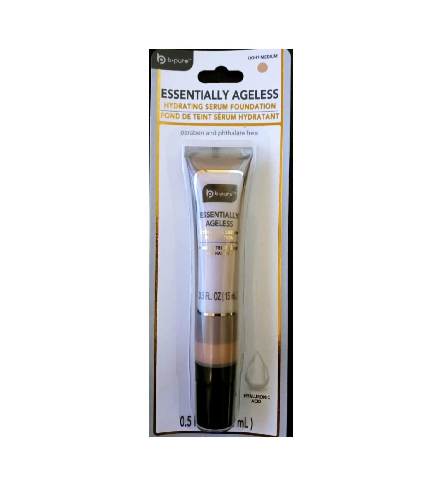 b pure Essentially Ageless Hydrating Serum Foundation in Light-Medium