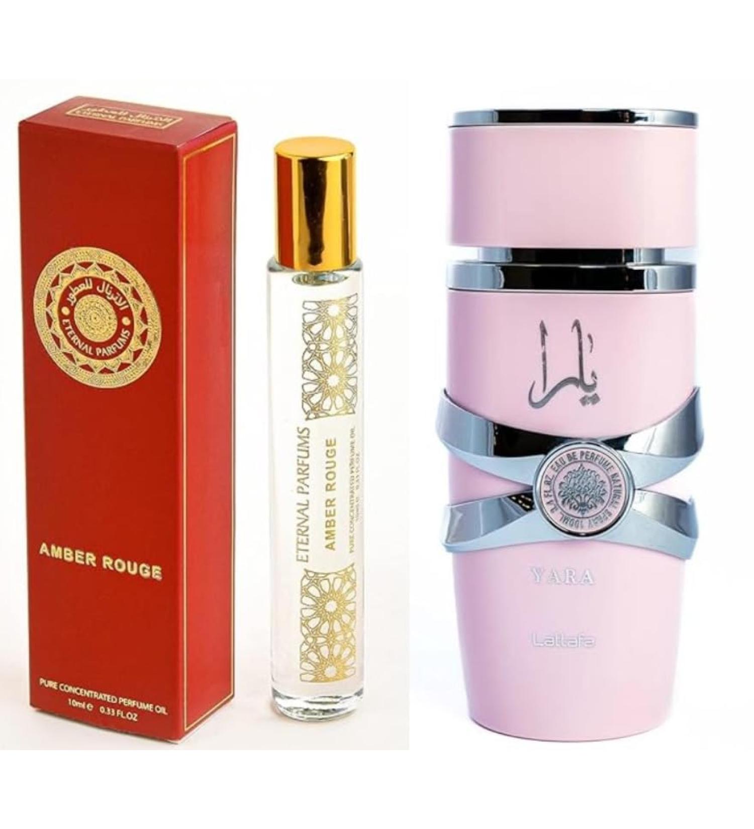 Yara for Women Eau de Parfum Spray Amber Rouge Roll on 10 ML by Eternal Parfum