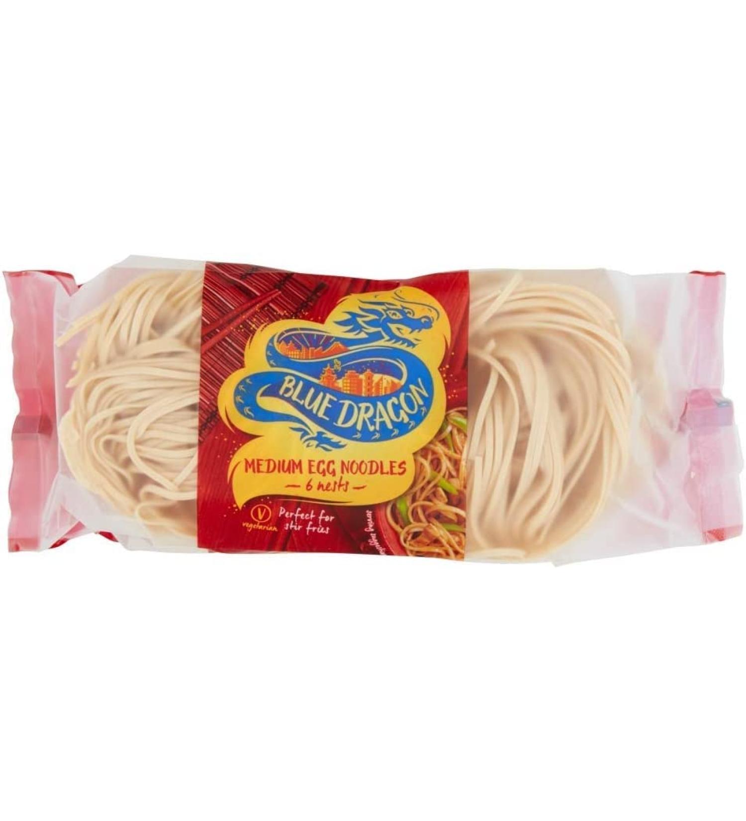 Blue Dragon Blue Dragon | Egg Noodles - Medium | 4x300g