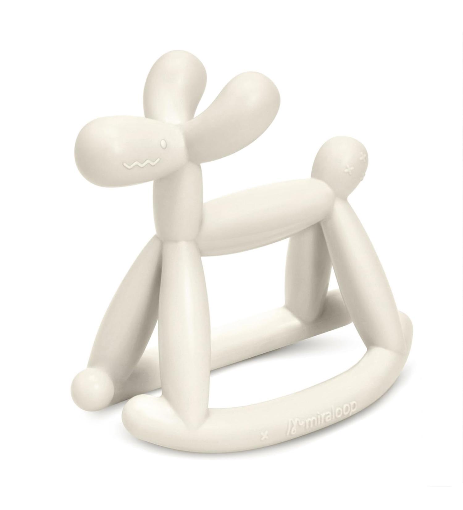 Miraloop Bite Ring for Babies | Jellydog Dental Aid | Food-Safe Silicone Odorless & Safe for Infants 3+ Months - Prevents Suffocation - Buy Online on GoSupps.com