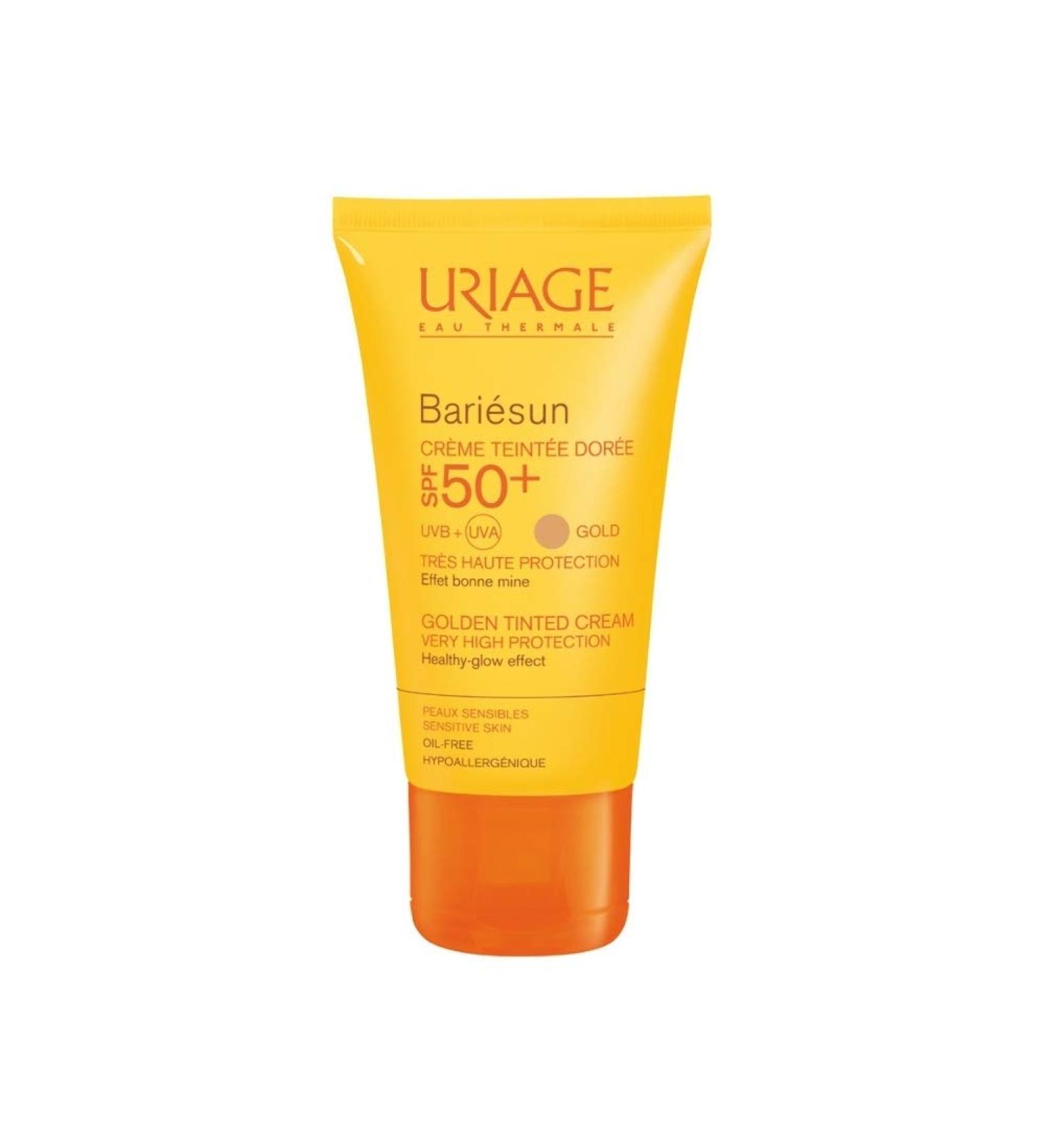 Bariesun by Uriage Eau Thermale Golden Tinted Cream For Sensitive Skin SPF50+ 50ml Dor e