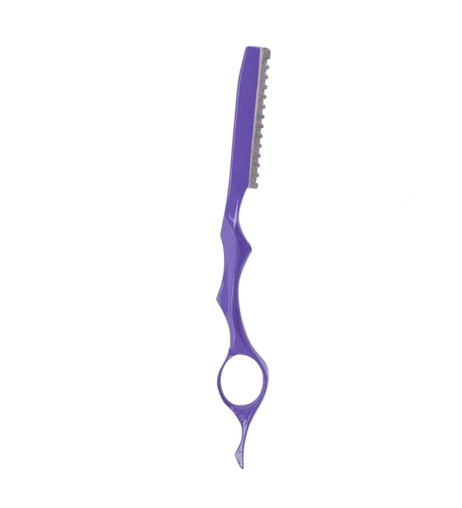 rieder Professional Colour Stainless Steel Cut Haircut (Purple & Silver) - Buy Online on GoSupps.com