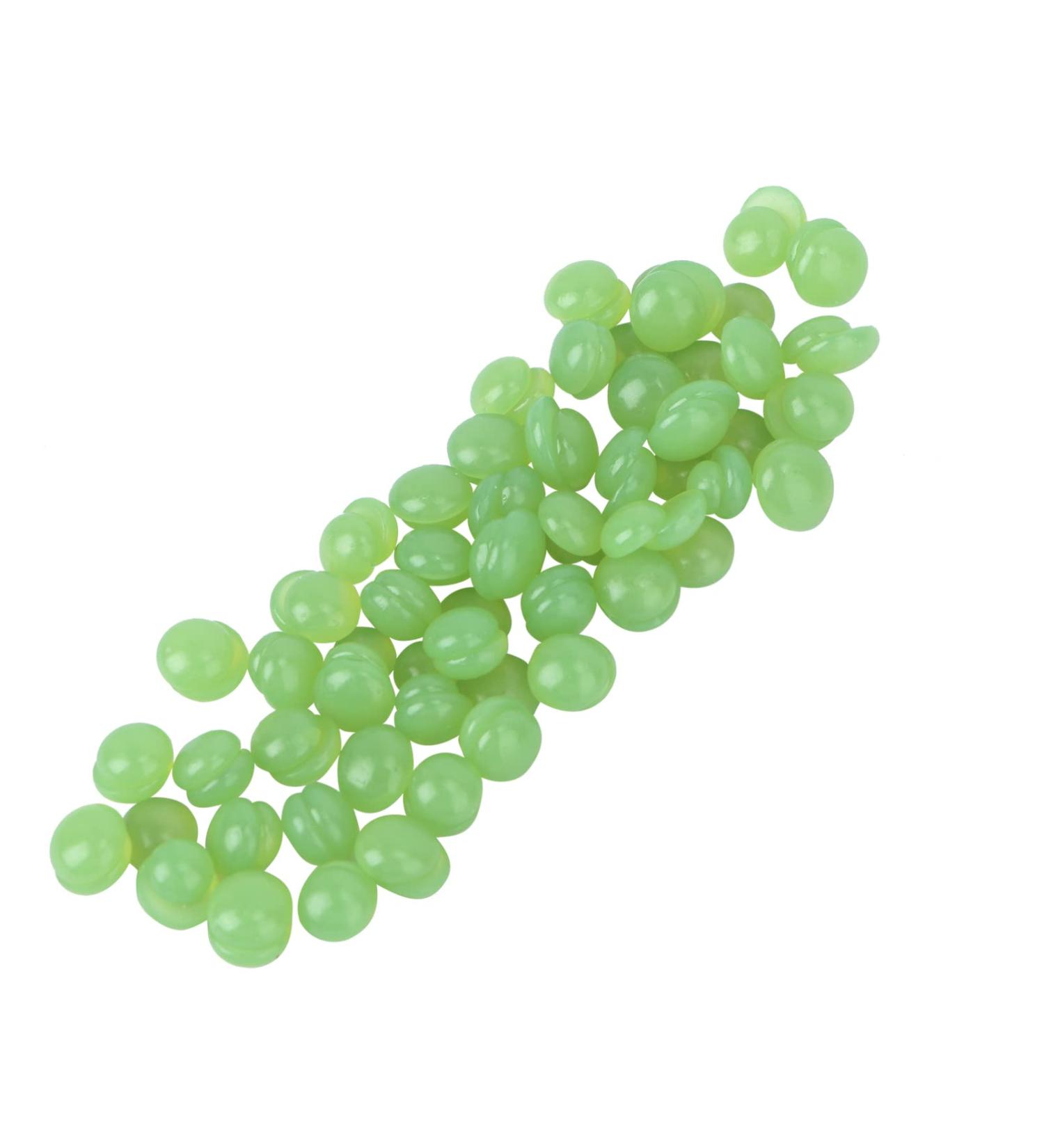 Fomiyes 50g Hard Wax Beans for Painless Hair Removal | Sensitive Skin Bikini Waxing & Full Body | Green Wax Beans - Buy Online on GoSupps.com