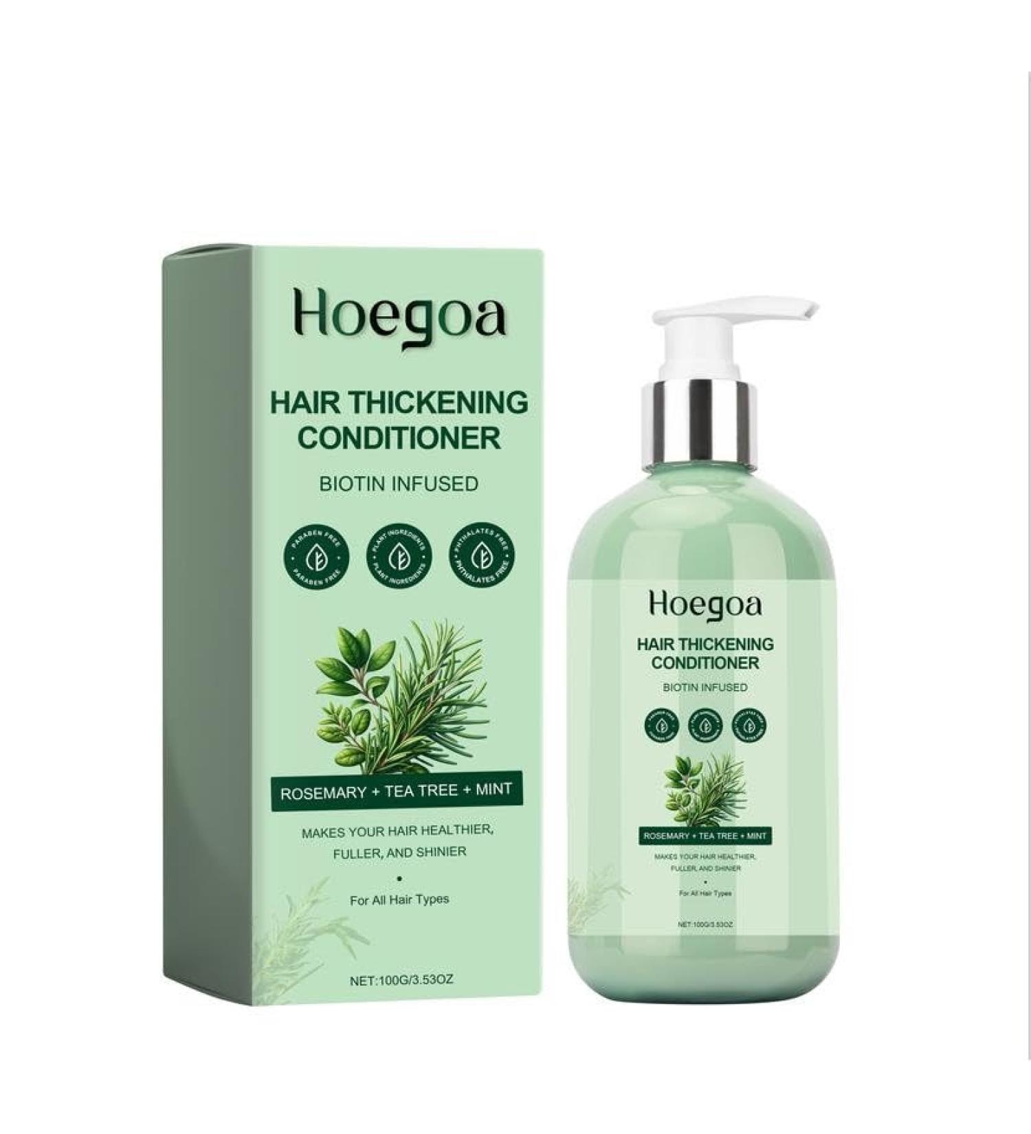 Hadaiis Rosemary Hair Growth Conditioner for Women Men Thickening Moisturizing Product for Damaged Dry Thinning Hair 100ml - Buy Online on GoSupps.com
