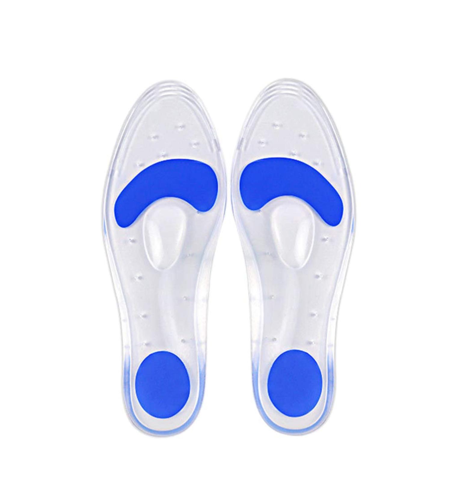 Foot Vault Pad Shoe Cushions for Plantar Fasciitis - X-Large Silicone Insoles for Running Support - Buy Online on GoSupps.com